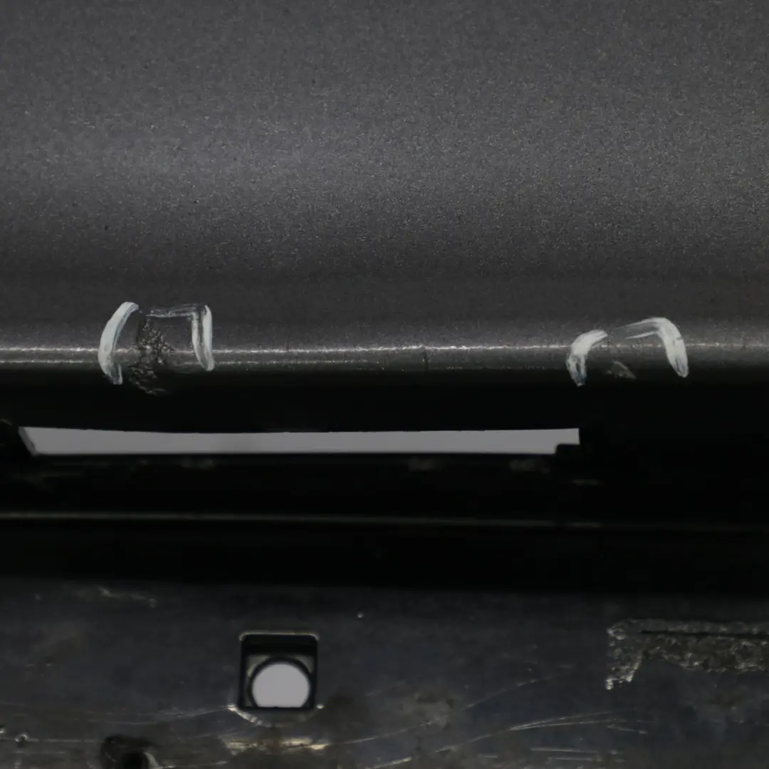 Bumper BMW E81 E87 LCI M Sport Trim Panel Sparkling Graphite Metallic - A22 to Rear with Part number 0034802 Rear Bumper BMW E81 E87 LCI M Sport Trim Panel Sparkling Graphite Metallic - A22 - SKU 0034802-SG2 - Part number 0034802