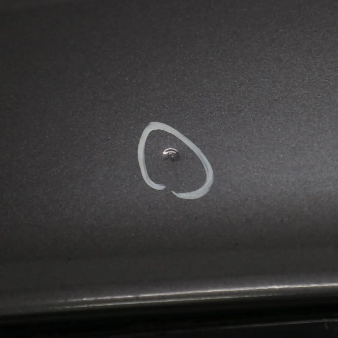 Bumper BMW E81 E87 LCI M Sport Trim Panel Sparkling Graphite Metallic - A22 to Rear with Part number 0034802 Rear Bumper BMW E81 E87 LCI M Sport Trim Panel Sparkling Graphite Metallic - A22 - SKU 0034802-SG2 - Part number 0034802