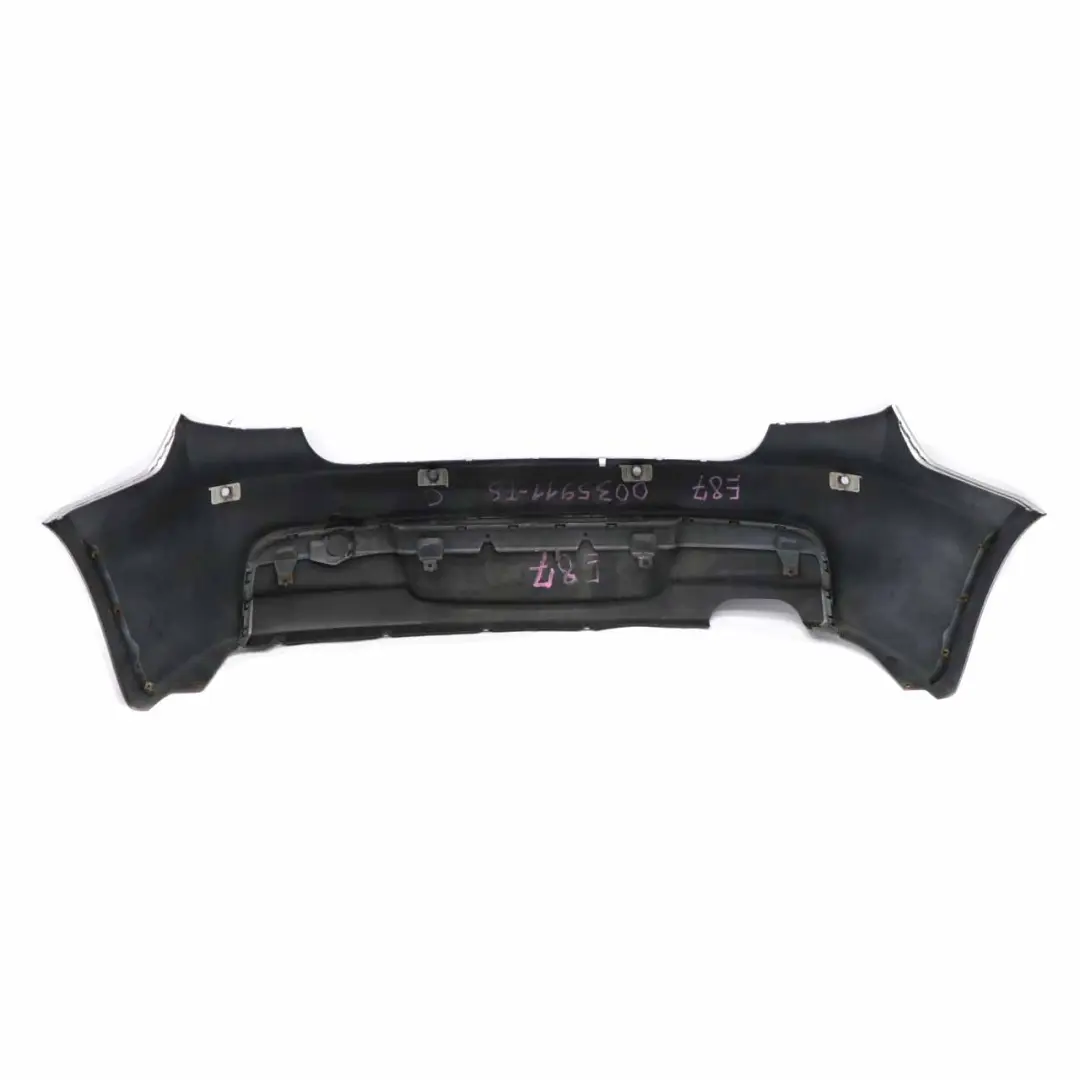 Bumper BMW E81 E87 LCI M Sport Trim Panel PDC Titan Silver 354 to Rear with Part number 0034802 Rear Bumper BMW E81 E87 LCI M Sport Trim Panel PDC Titan Silver 354 - SKU 0034802-TS2 - Part number 0034802