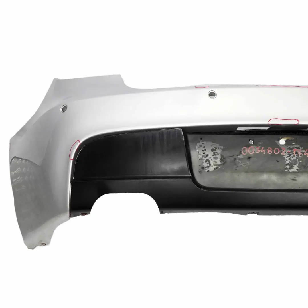 Bumper BMW E81 E87 LCI M Sport Trim Panel PDC Titan Silver Metallic - 354 to Rear with Part number 0034802 Rear Bumper BMW E81 E87 LCI M Sport Trim Panel PDC Titan Silver Metallic - 354 - SKU 0034802-TS4 - Part number 0034802