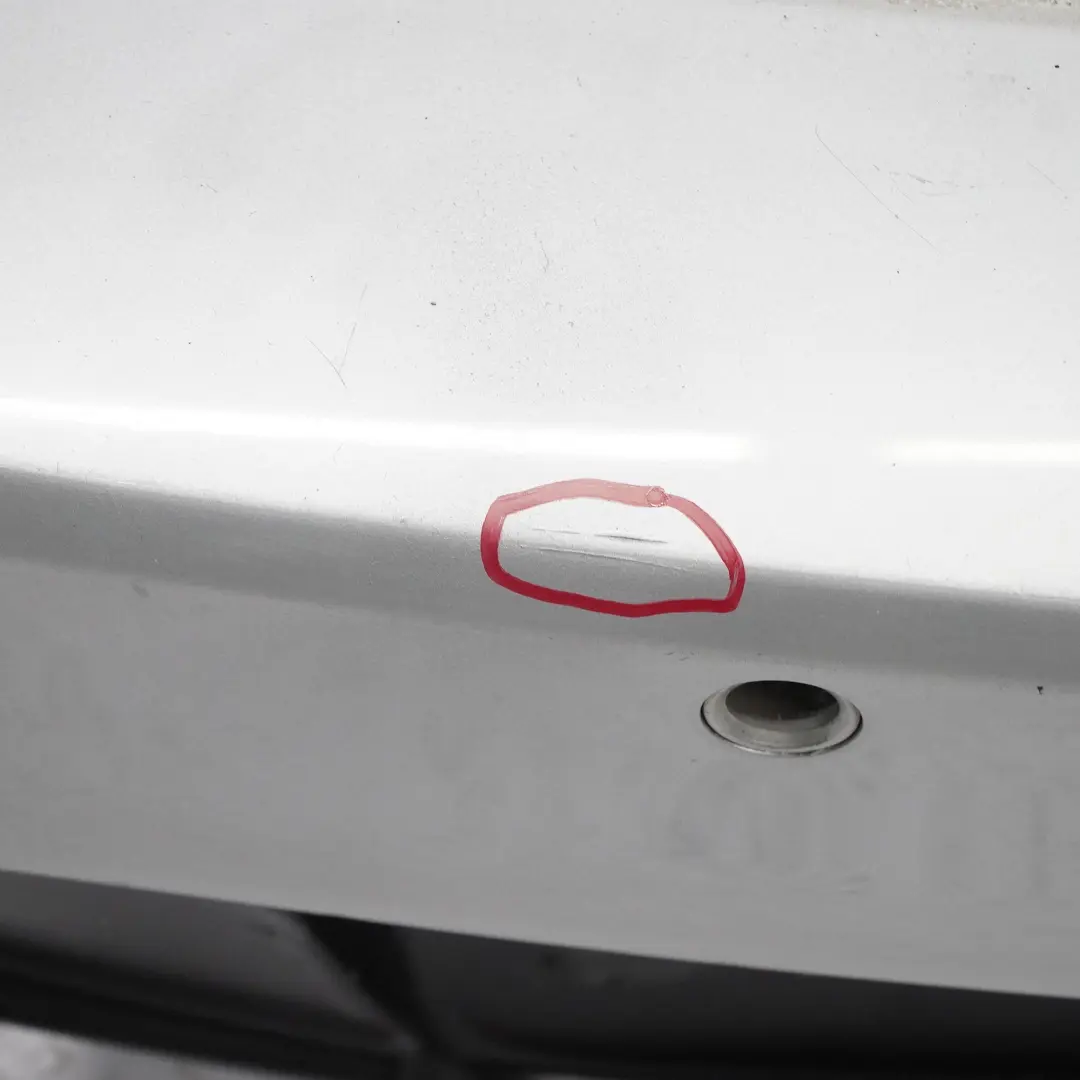 Bumper BMW E81 E87 LCI M Sport Trim Panel PDC Titan Silver Metallic - 354 to Rear with Part number 0034802 Rear Bumper BMW E81 E87 LCI M Sport Trim Panel PDC Titan Silver Metallic - 354 - SKU 0034802-TS4 - Part number 0034802