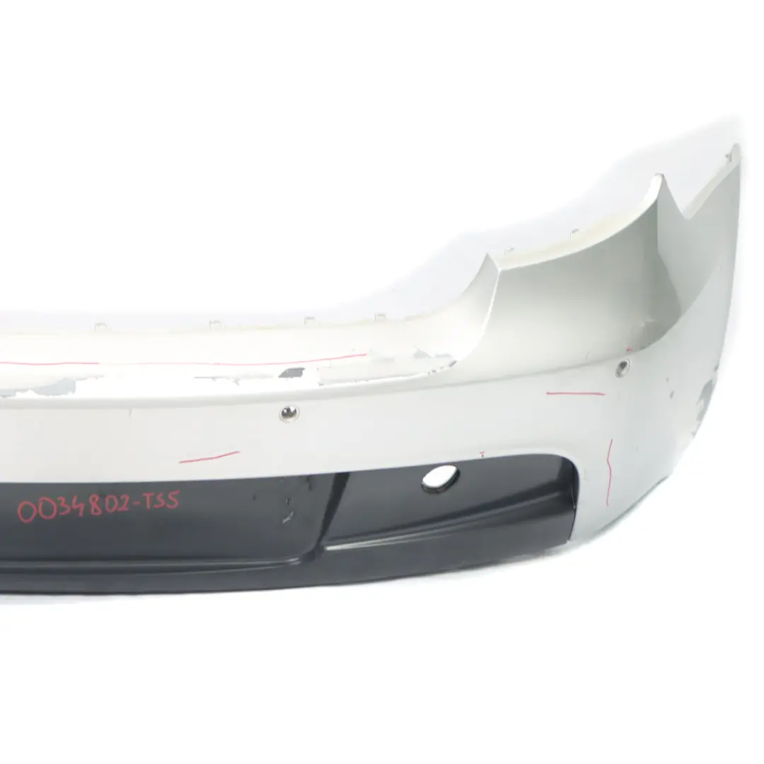 Bumper BMW E81 E87 LCI M Sport Trim Panel PDC Titan Silver Metallic - 354 to Rear with Part number 0034802 Rear Bumper BMW E81 E87 LCI M Sport Trim Panel PDC Titan Silver Metallic - 354 - SKU 0034802-TS5 - Part number 0034802