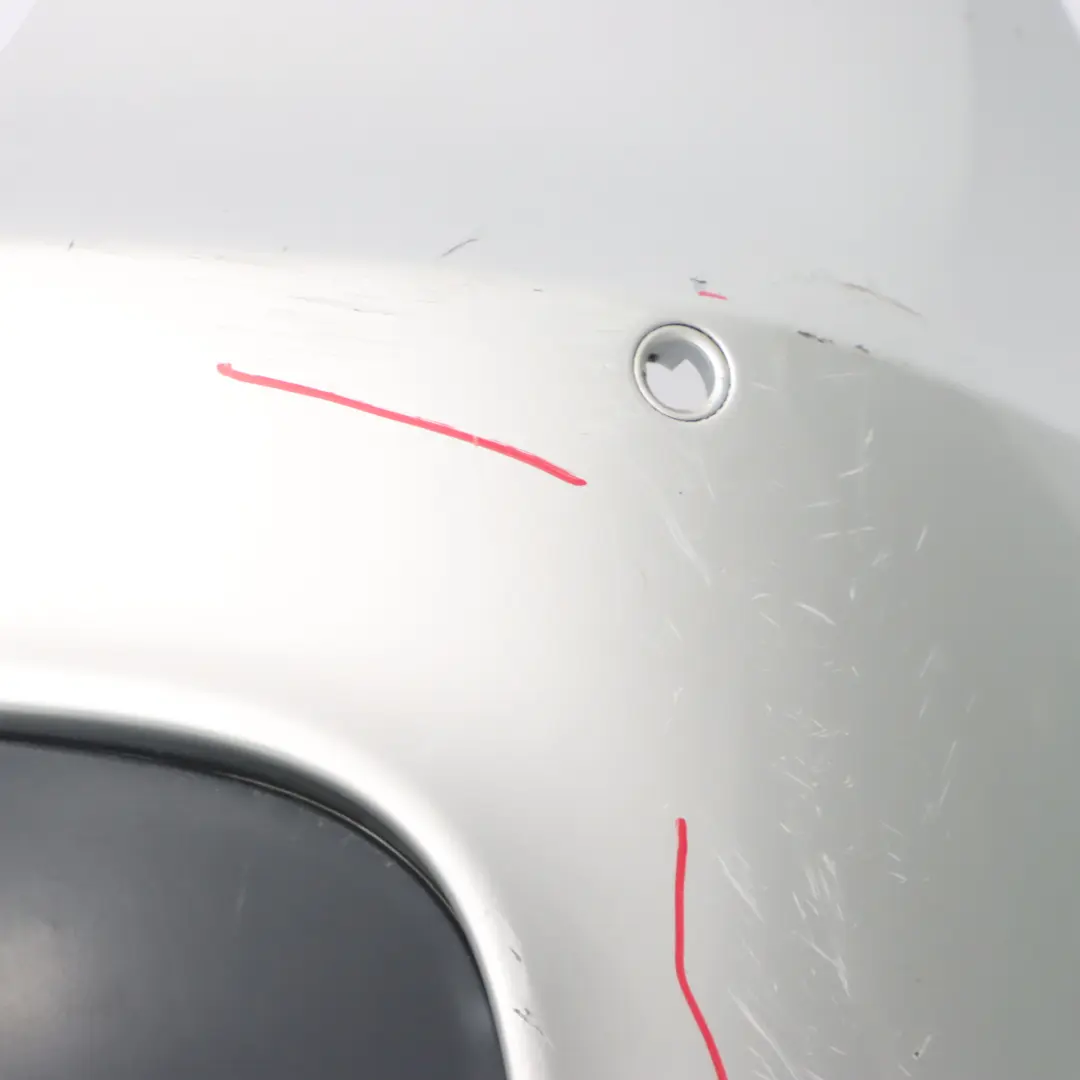 Bumper BMW E81 E87 LCI M Sport Trim Panel PDC Titan Silver Metallic - 354 to Rear with Part number 0034802 Rear Bumper BMW E81 E87 LCI M Sport Trim Panel PDC Titan Silver Metallic - 354 - SKU 0034802-TS5 - Part number 0034802