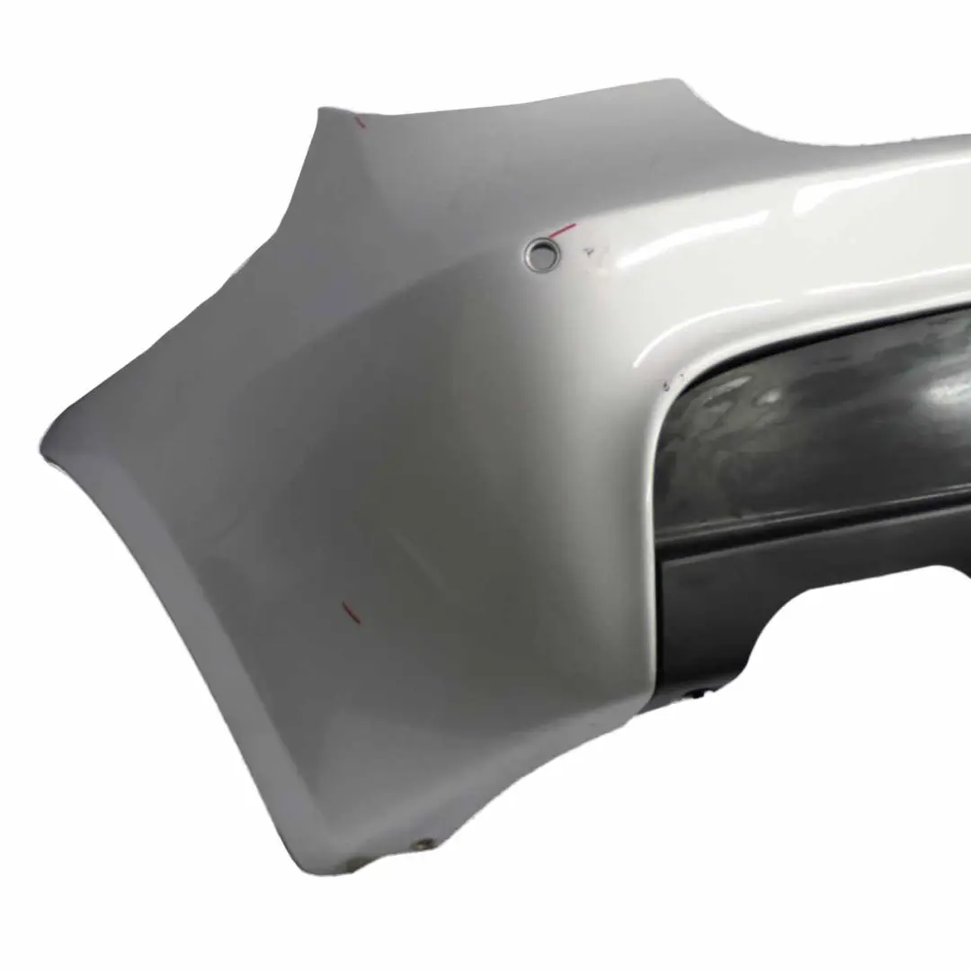 Bumper BMW E81 E87 LCI M Sport Trim Panel PDC Titan Silver Metallic - 354 to Rear with Part number 0034802 Rear Bumper BMW E81 E87 LCI M Sport Trim Panel PDC Titan Silver Metallic - 354 - SKU 0034802-TS6 - Part number 0034802