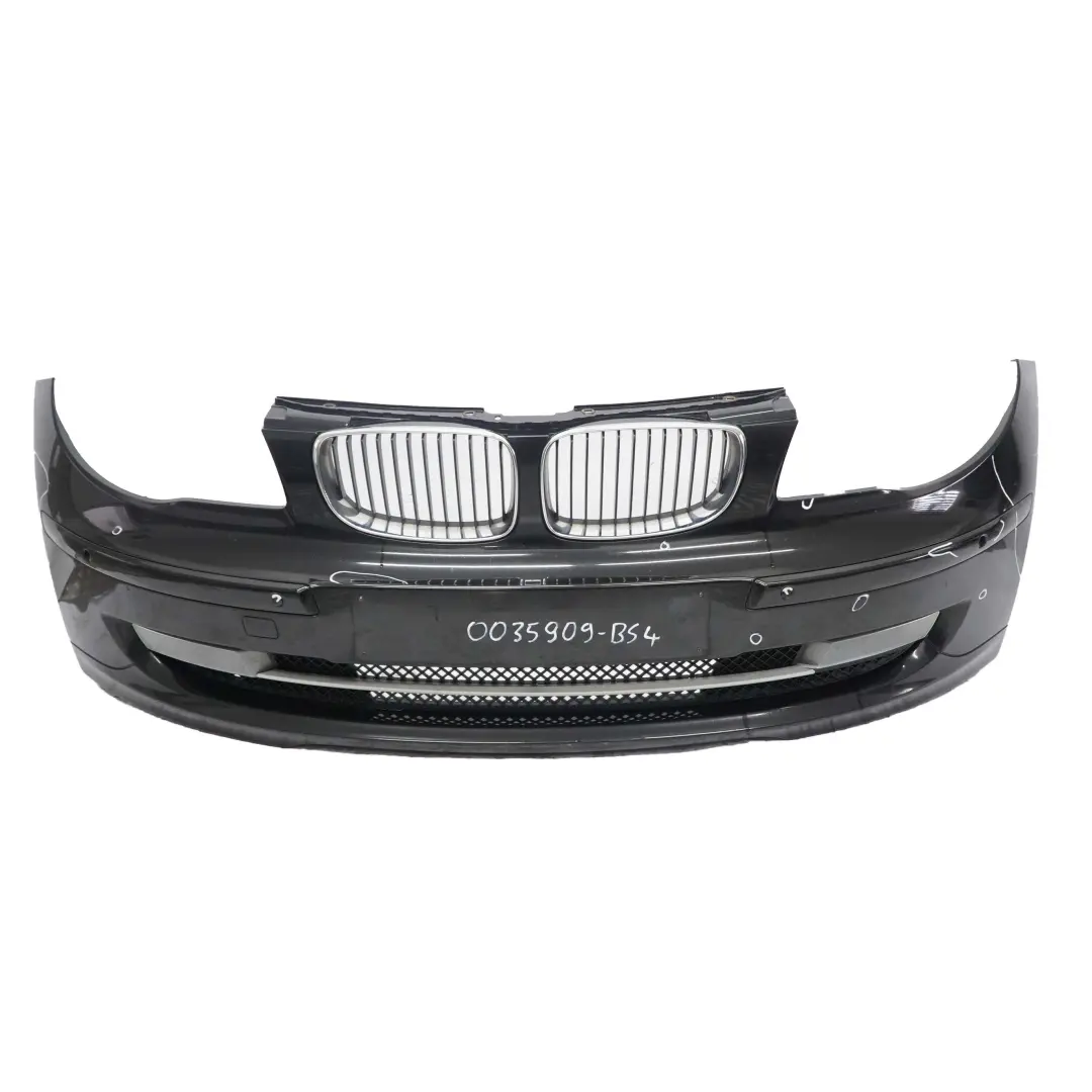 Stossfänger Stossstange Vorn Black Sapphire Schwarz - 475 für BMW 1 E81 E87 LCI 4 mit Teilenummer 0035909 BMW 1 E81 E87 LCI 4 Stossfänger Stossstange Vorn Black Sapphire Schwarz - 475 - SKU 0035909-BS4 - Teilenummer 0035909