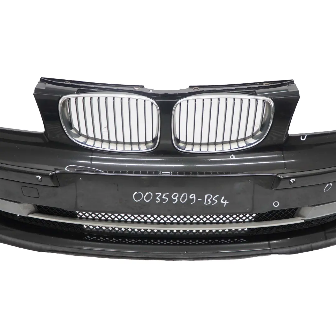 Stossfänger Stossstange Vorn Black Sapphire Schwarz - 475 für BMW 1 E81 E87 LCI 4 mit Teilenummer 0035909 BMW 1 E81 E87 LCI 4 Stossfänger Stossstange Vorn Black Sapphire Schwarz - 475 - SKU 0035909-BS4 - Teilenummer 0035909