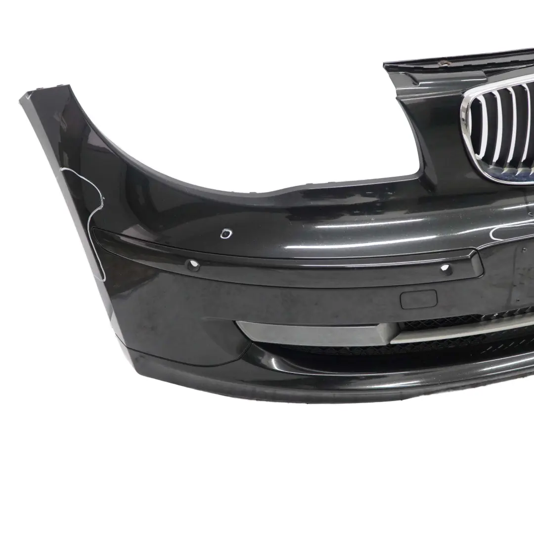  £BMW 1 E81 E87 LCI 4 Front Bumper Trim PDC Black Sapphire Metallic - 475 - SKU 0035909-BS4 - Part number 0035909