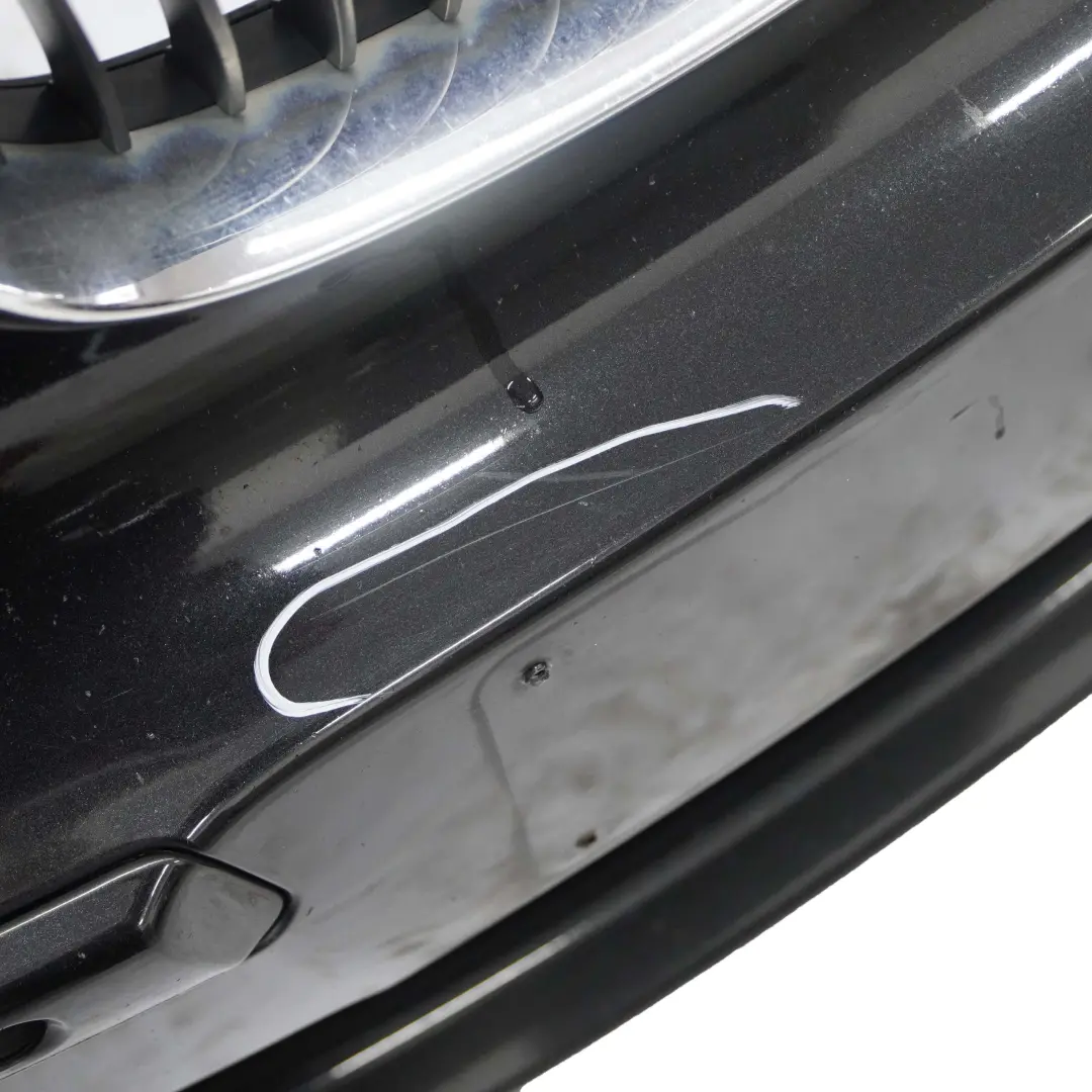 BMW 1 E81 E87 LCI 4 Stossfänger Stossstange Vorn Black Sapphire Schwarz - 475 - SKU 0035909-BS4 - Teilenummer 0035909