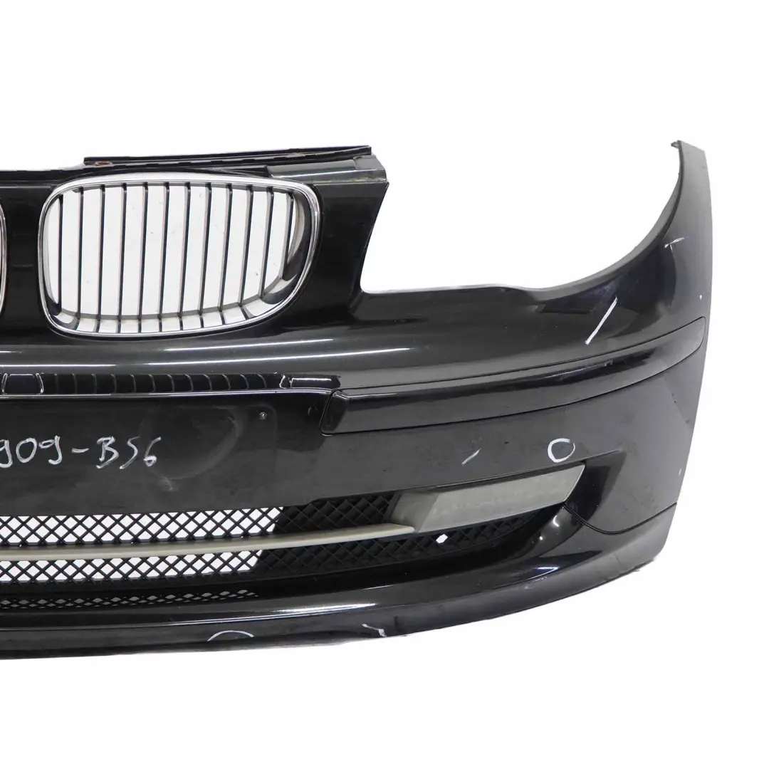  Front Bumper BMW E81 E87 LCI Trim Cover PDC Black Sapphire Metallic - 475 - SKU 0035909-BS6 - Part number 0035909