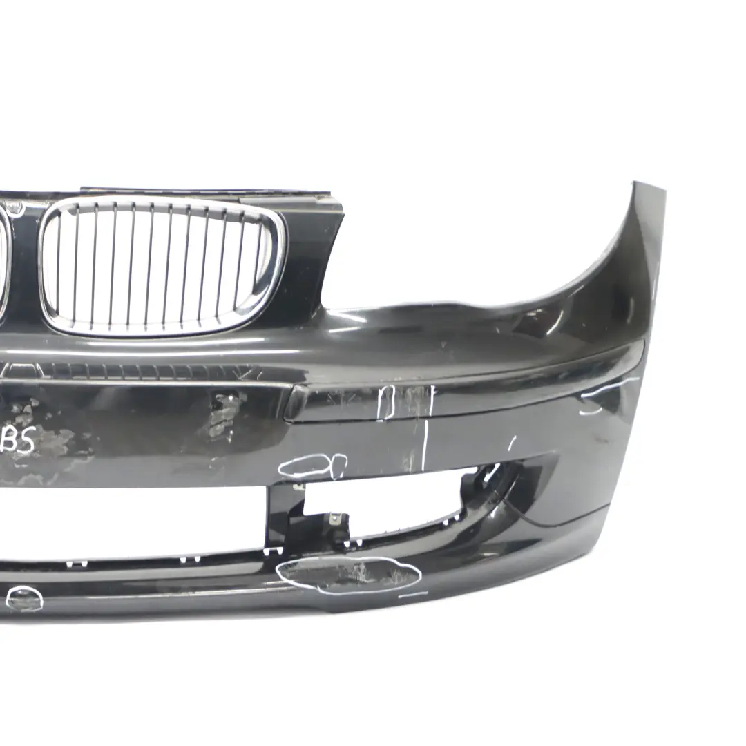 BMW E81 E87 LCI Zderzak Przedni Black Sapphire Czarny Metalik 475 - SKU 0035909-BS - Numer Części 0035909