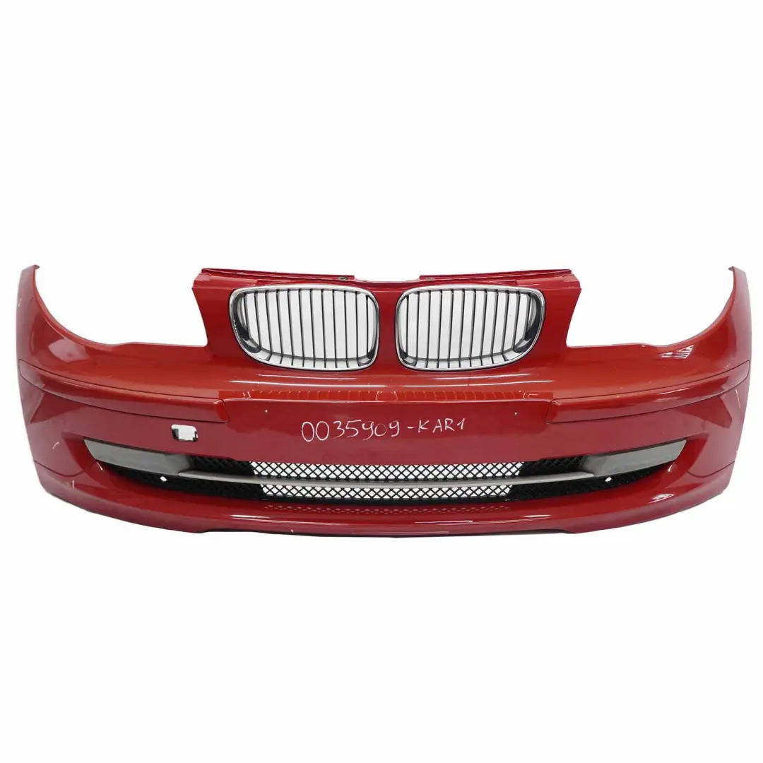Front Bumper BMW E81 E87 LCI Complete Trim Panel Karmesinrot Crimson Red - A61 to with Part number 0035909 Front Bumper BMW E81 E87 LCI Complete Trim Panel Karmesinrot Crimson Red - A61 - SKU 0035909-KAR1 - Part number 0035909