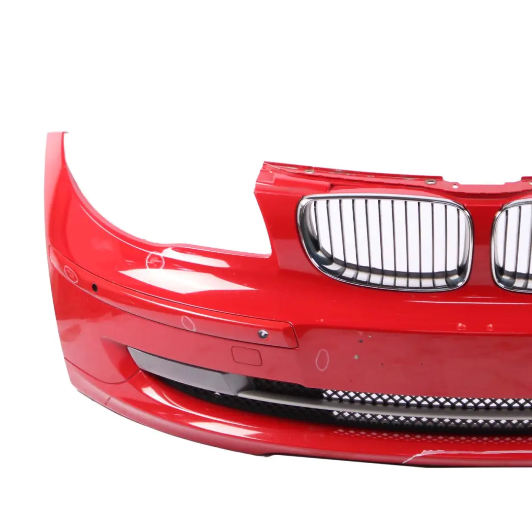 Front Bumper BMW E81 E87 LCI Complete Trim Panel Karmesinrot Crimson Red - A61 to with Part number 0035909 Front Bumper BMW E81 E87 LCI Complete Trim Panel Karmesinrot Crimson Red - A61 - SKU 0035909-KAR2 - Part number 0035909