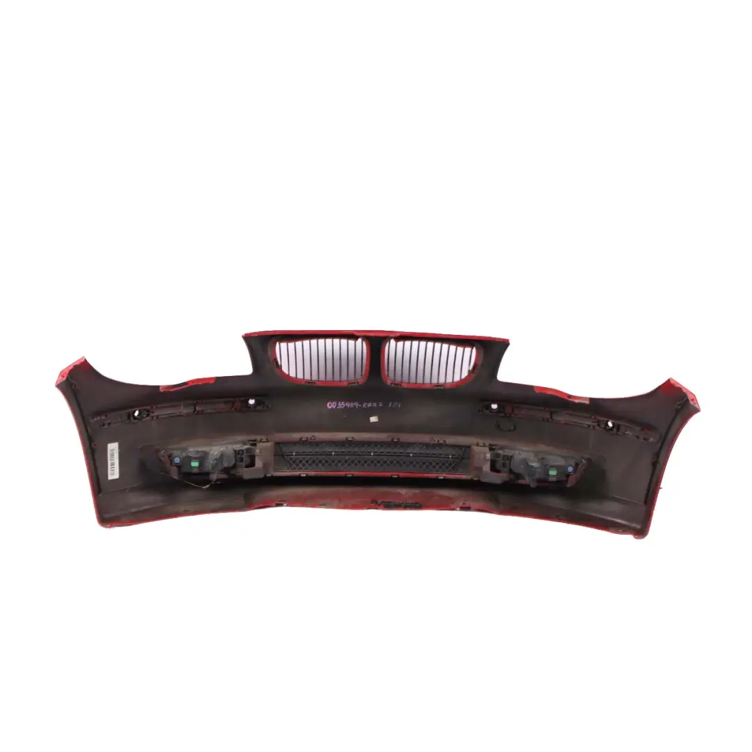 Front Bumper BMW E81 E87 LCI Complete Trim Panel Karmesinrot Crimson Red - A61 to with Part number 0035909 Front Bumper BMW E81 E87 LCI Complete Trim Panel Karmesinrot Crimson Red - A61 - SKU 0035909-KAR2 - Part number 0035909