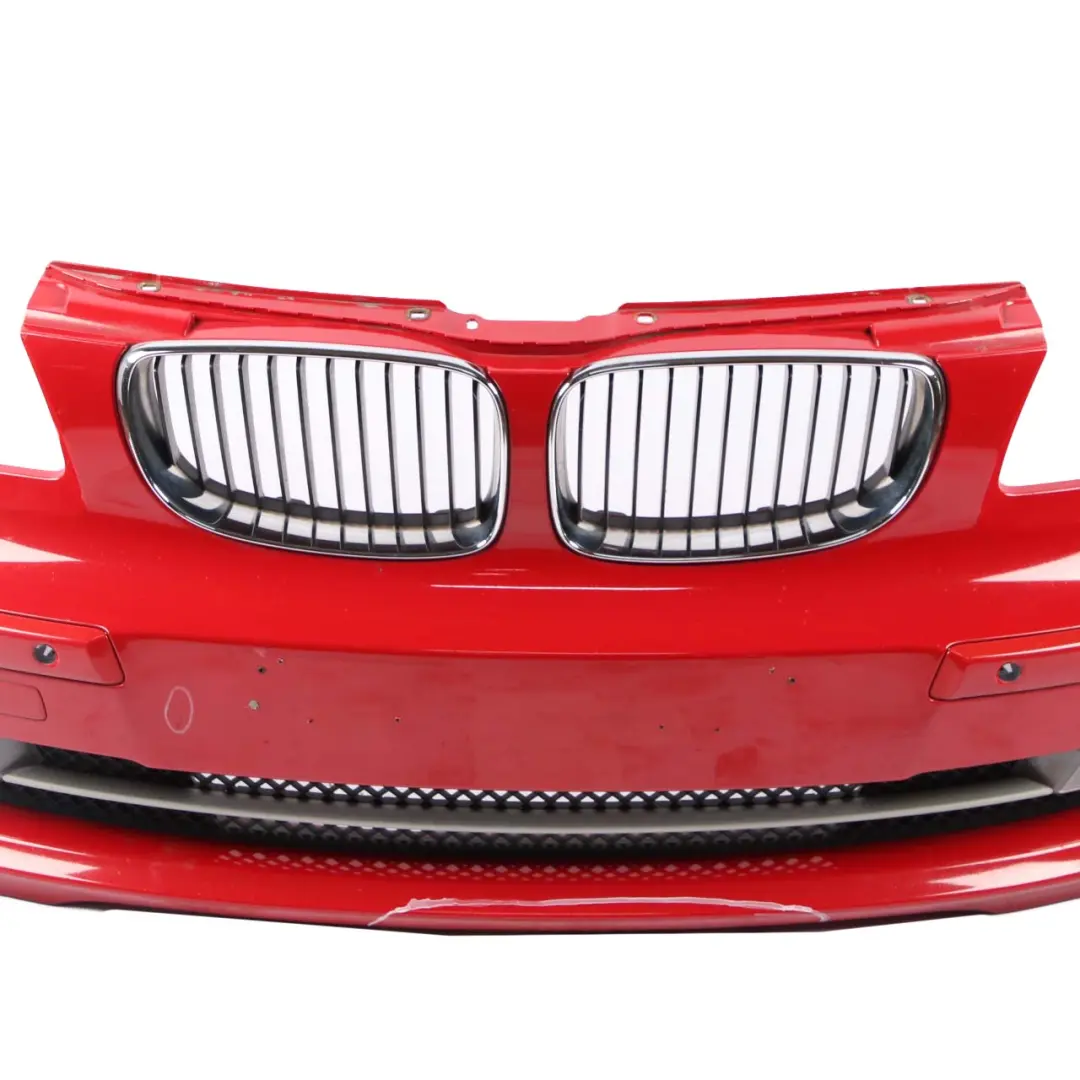  Front Bumper BMW E81 E87 LCI Complete Trim Panel Karmesinrot Crimson Red - A61 - SKU 0035909-KAR2 - Part number 0035909