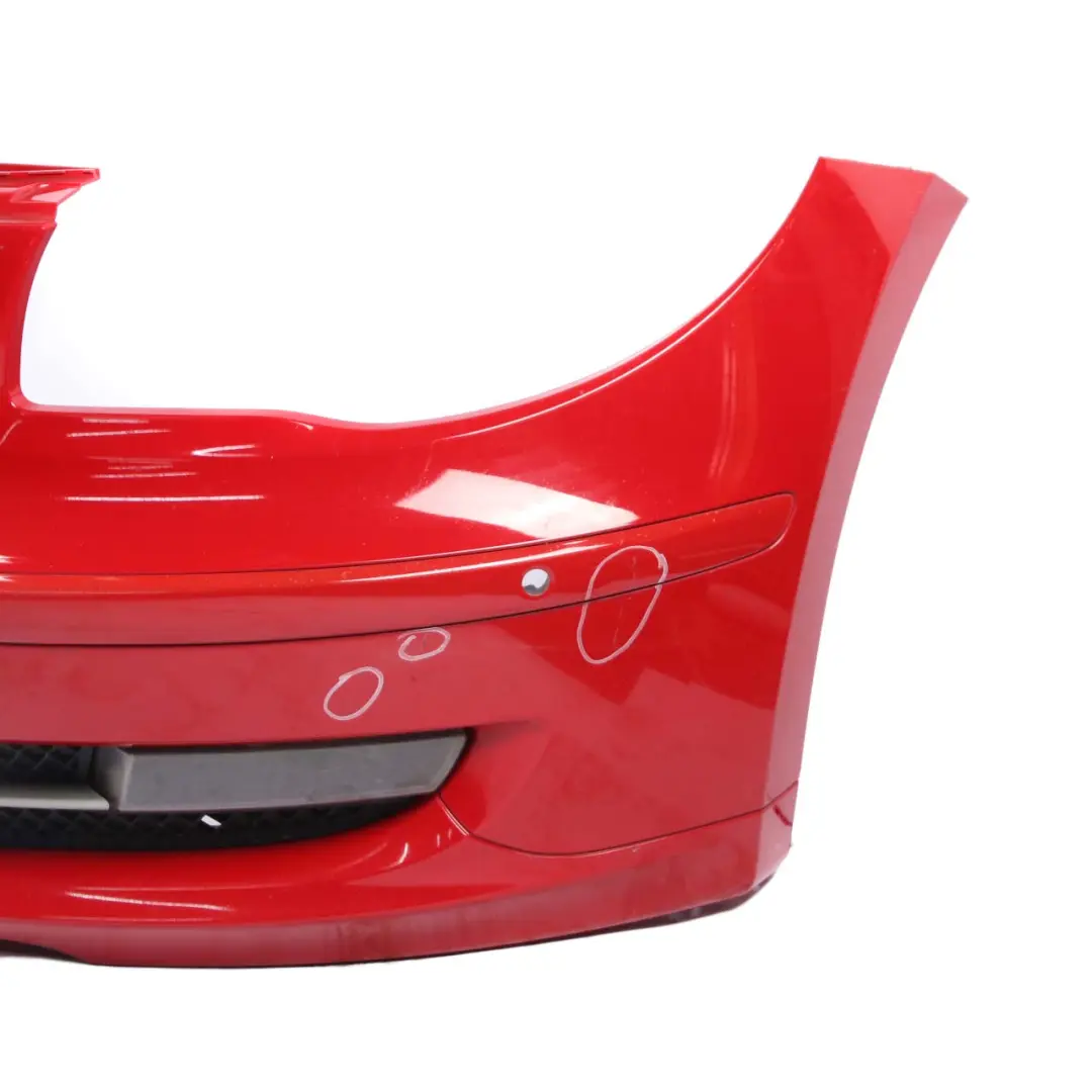  Front Bumper BMW E81 E87 LCI Complete Trim Panel Karmesinrot Crimson Red - A61 - SKU 0035909-KAR2 - Part number 0035909