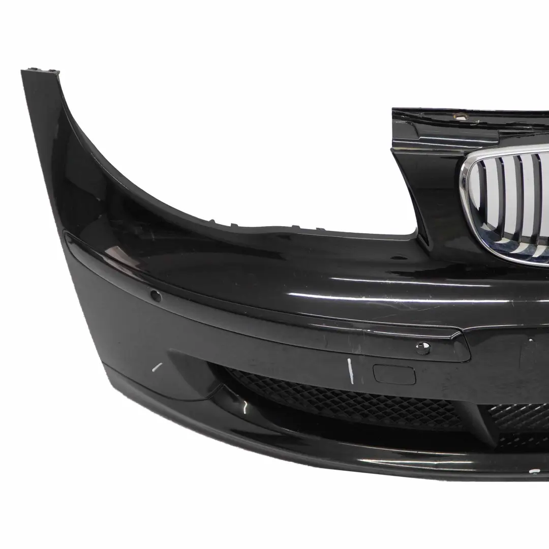 BMW E81 E87 LCI Complete Front Bumper Trim Panel Black Schwarz 2 - 668 - SKU 0035909-SCH1 - Part number 0035909