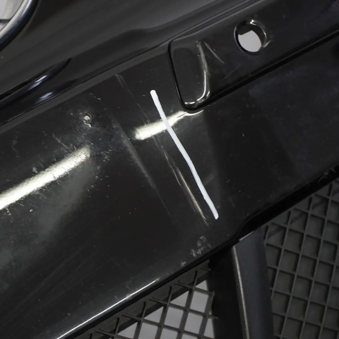 BMW E81 E87 LCI Complete Front Bumper Trim Panel Black Schwarz 2 - 668 - SKU 0035909-SCH1 - Part number 0035909