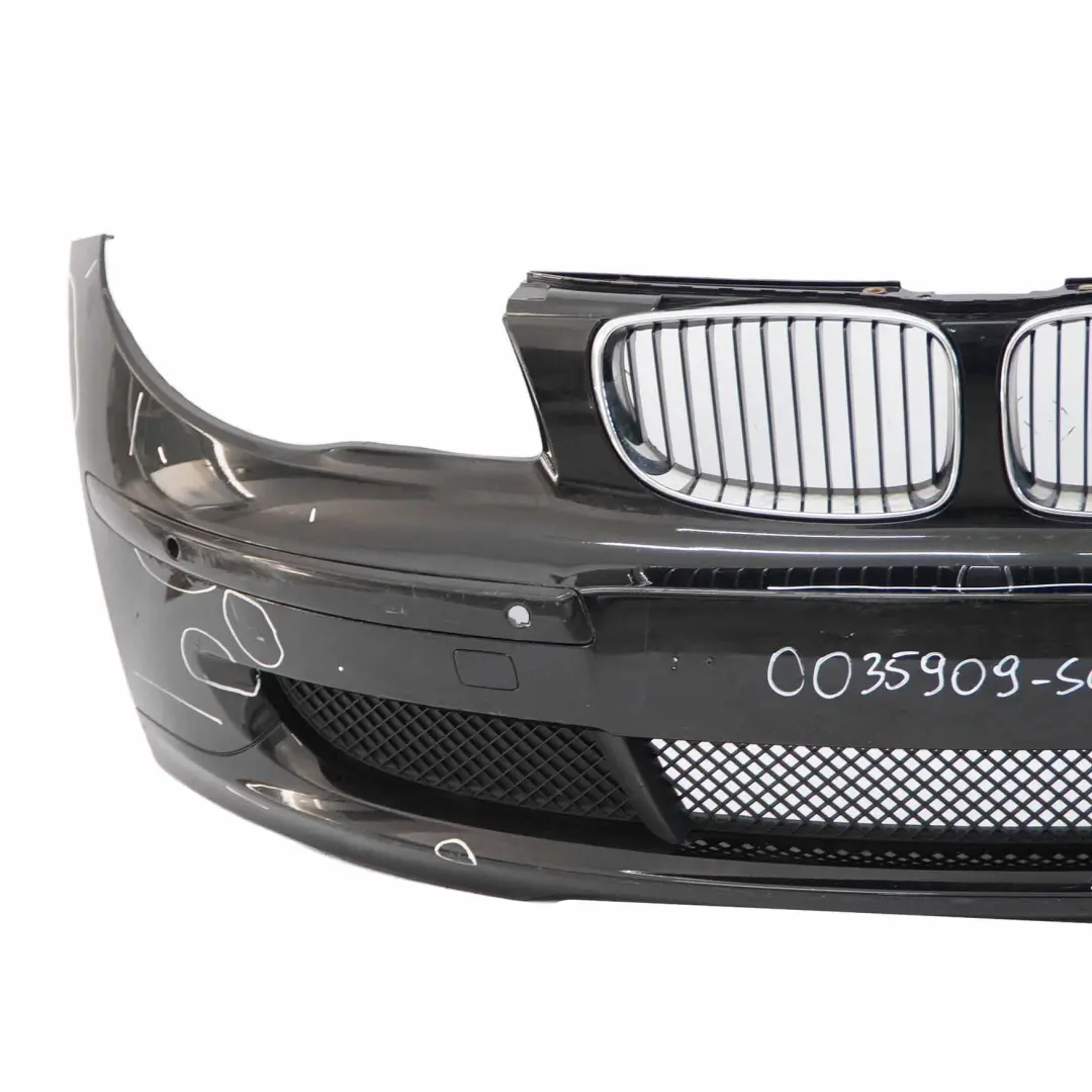 Bumper Front Complete Trim Panel E81 Schwarz 2 Black - 668 to BMW E87 LCI with Part number 0035909 BMW E87 LCI Bumper Front Complete Trim Panel E81 Schwarz 2 Black - 668 - SKU 0035909-SCH3 - Part number 0035909