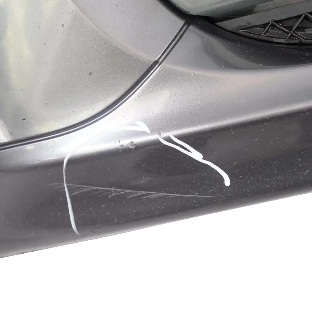 Complete Front Bumper Trim Panel Sparkling Graphite - A22 to BMW E81 E87 LCI with Part number 0035909 BMW E81 E87 LCI Complete Front Bumper Trim Panel Sparkling Graphite - A22 - SKU 0035909-SG2 - Part number 0035909