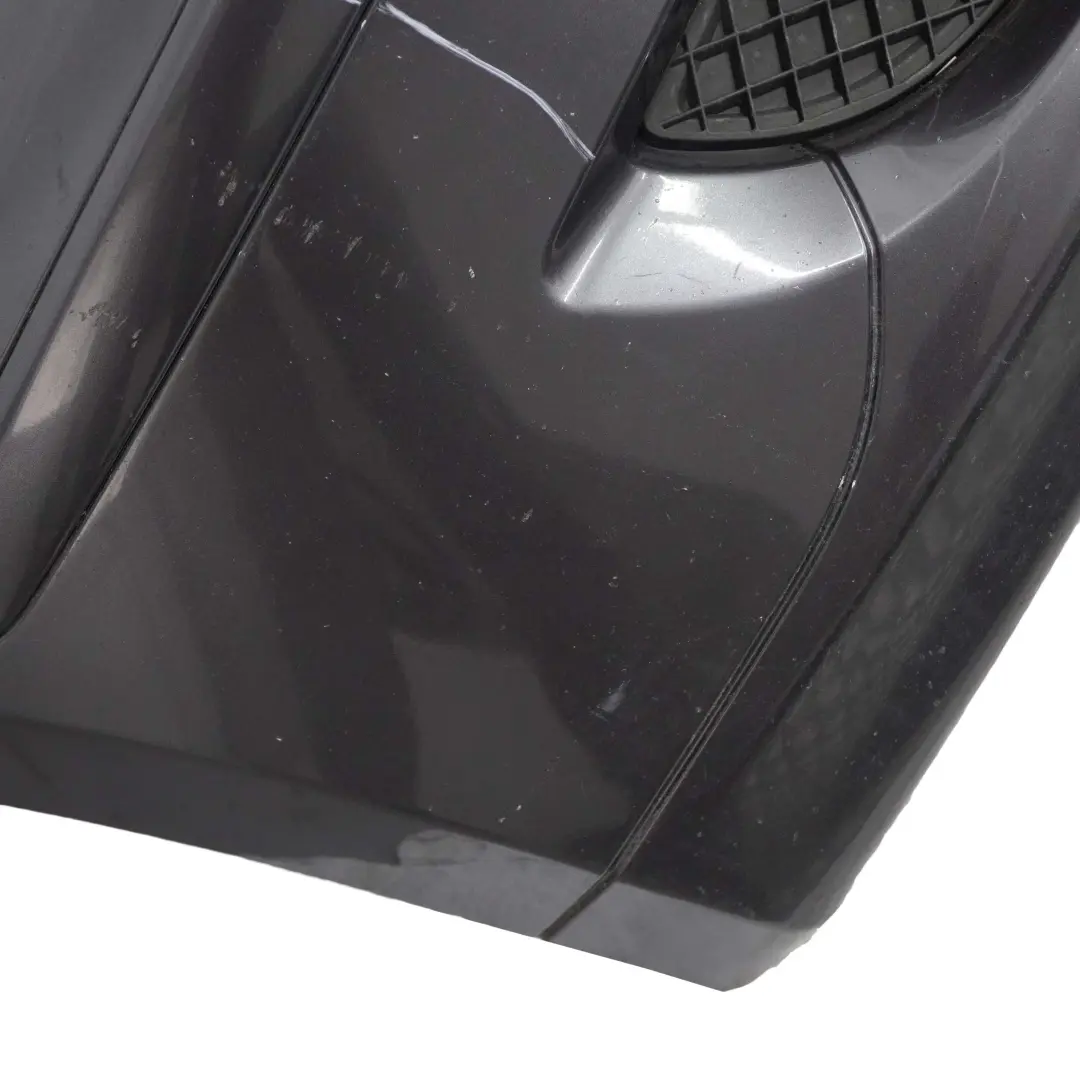 BMW 1 E81 E87 LCI Complete Front Bumper Trim Panel Sparkling Graphite - A22 - SKU 0035909-SG - Part number 0035909