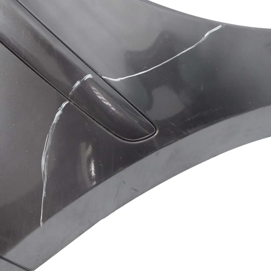 BMW 1 E81 E87 LCI Complete Front Bumper Trim Panel Sparkling Graphite - A22 - SKU 0035909-SG - Part number 0035909