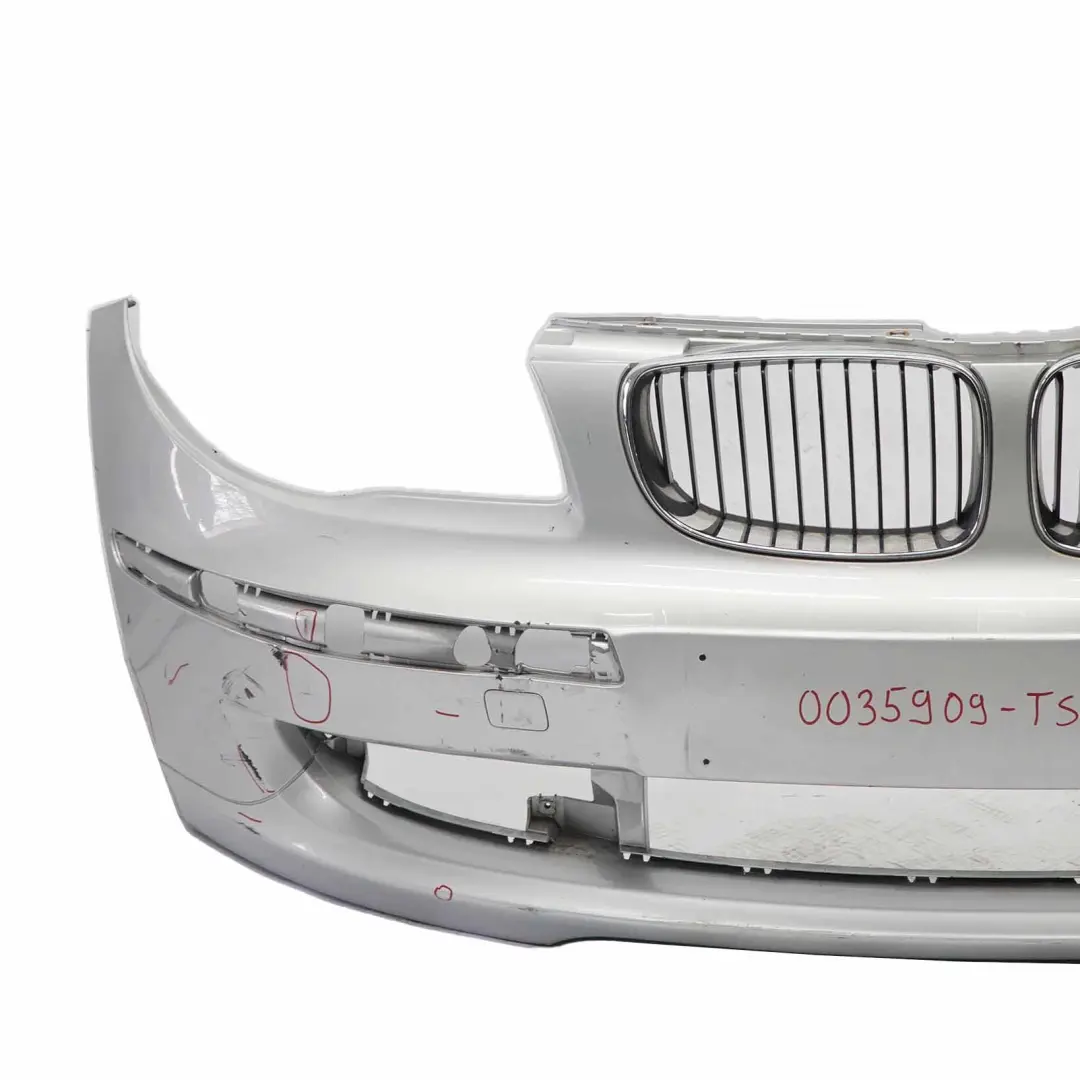 Front Bumper PDC Trim Panel Silver Titansilber - 354 to BMW E81 E87 LCI with Part number 0035909 BMW E81 E87 LCI Front Bumper PDC Trim Panel Silver Titansilber - 354 - SKU 0035909-TS1 - Part number 0035909
