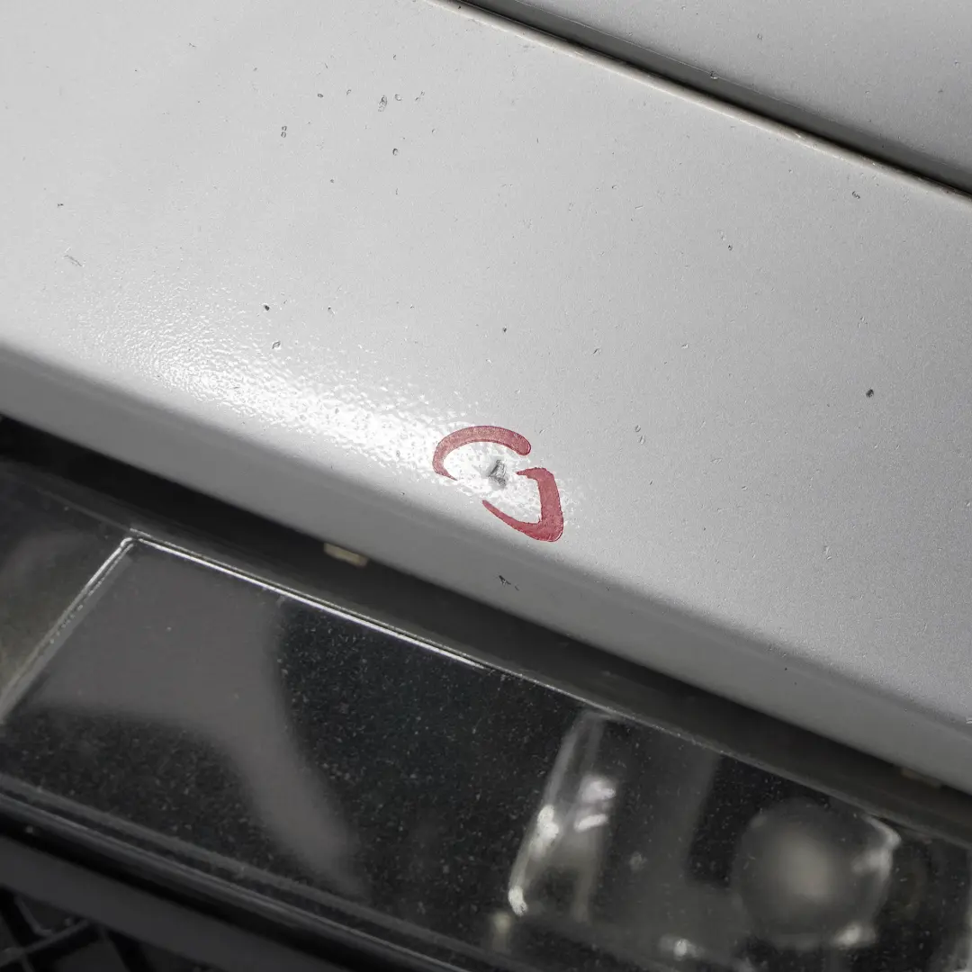 Complete Front Bumper PDC Trim Panel Silver Titansilber - 354 to BMW E81 E87 LCI with Part number 0035909 BMW E81 E87 LCI Complete Front Bumper PDC Trim Panel Silver Titansilber - 354 - SKU 0035909-TS3 - Part number 0035909