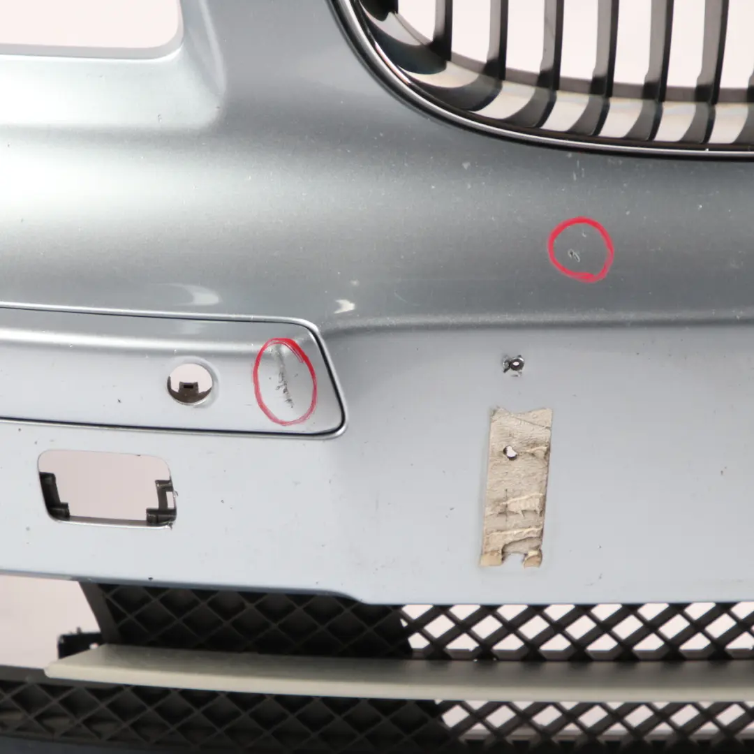 BMW E87 LCI Front Bumper Trim Panel PDC Bluewater Blue Water Metallic - 896 - SKU 0035909-WB - Part number 0035909