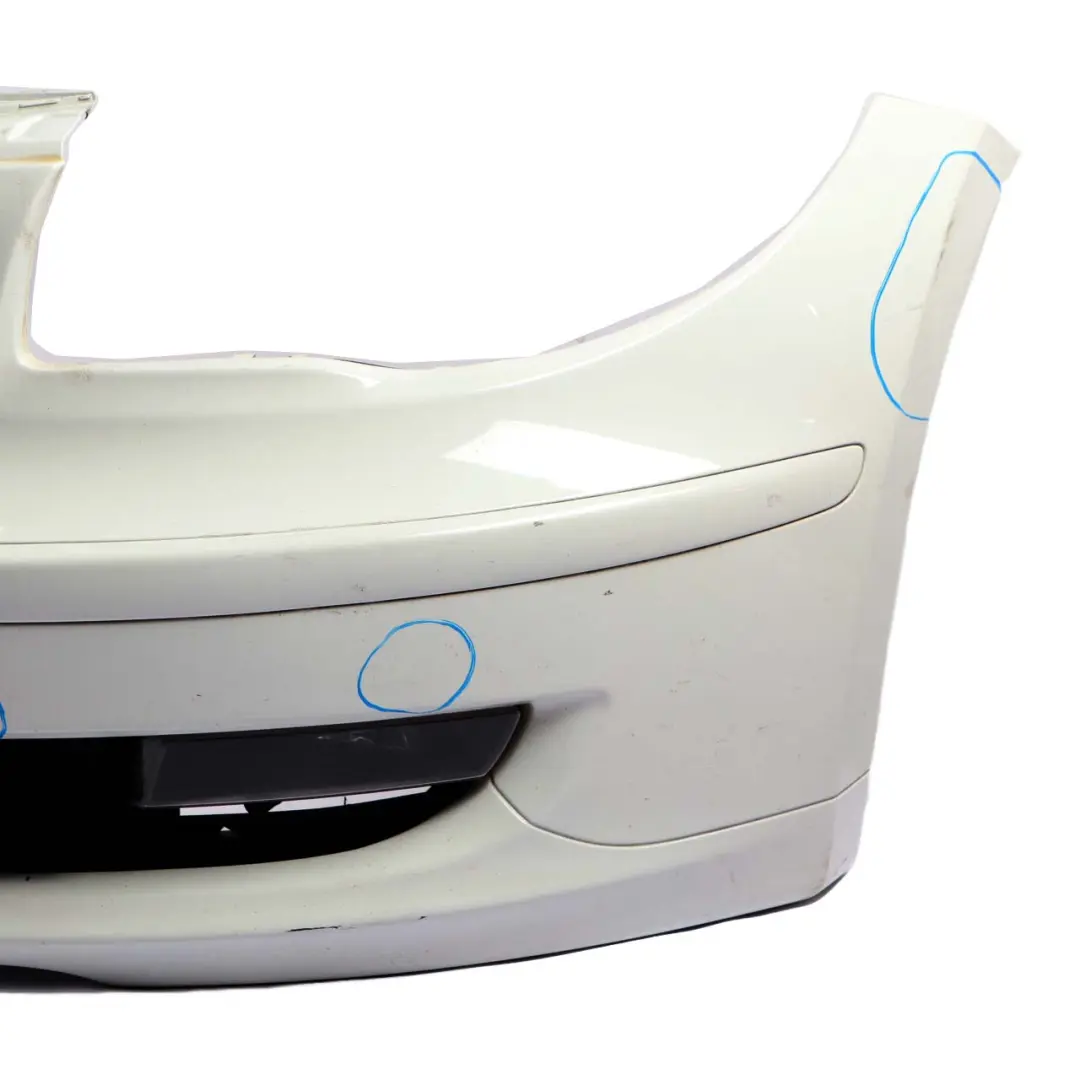 Complete Front Bumper Trim Panel White Painted to BMW 1 E81 E87 LCI with Part number 0035909 BMW 1 E81 E87 LCI Complete Front Bumper Trim Panel White Painted - SKU 0035909-WHI - Part number 0035909