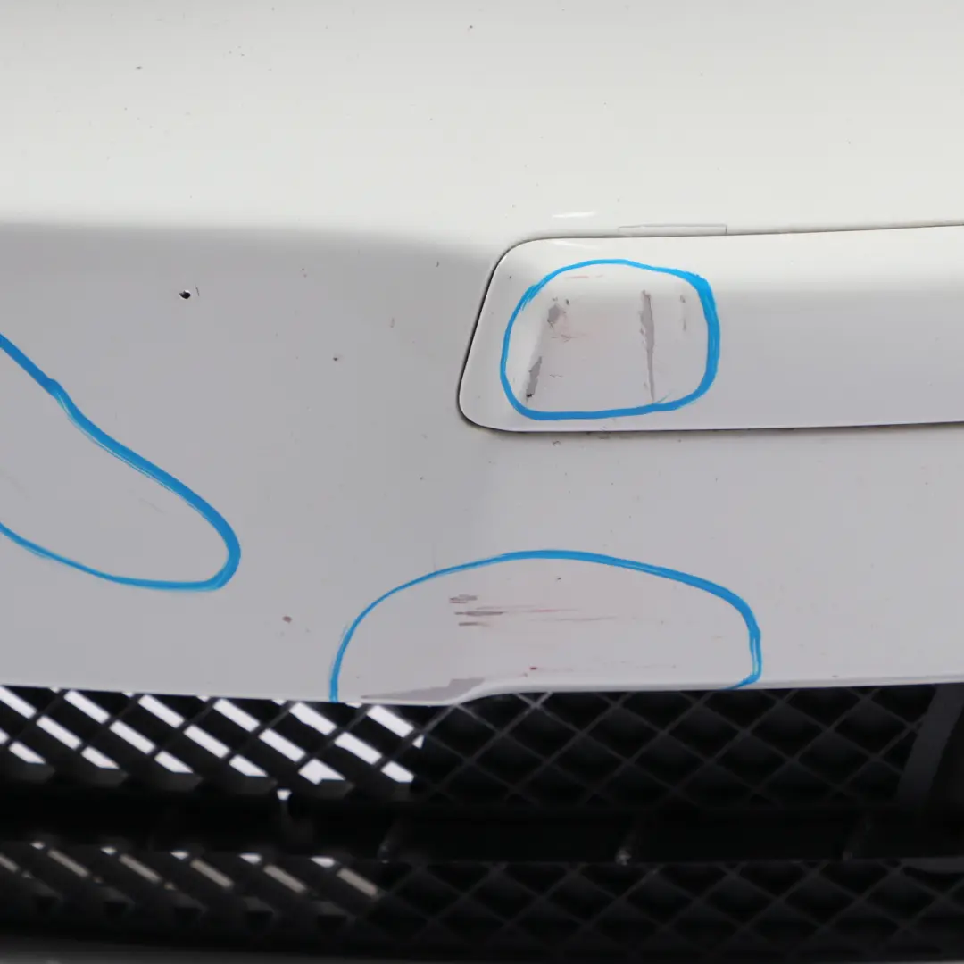 Complete Front Bumper Trim Panel White Painted to BMW 1 E81 E87 LCI with Part number 0035909 BMW 1 E81 E87 LCI Complete Front Bumper Trim Panel White Painted - SKU 0035909-WHI - Part number 0035909