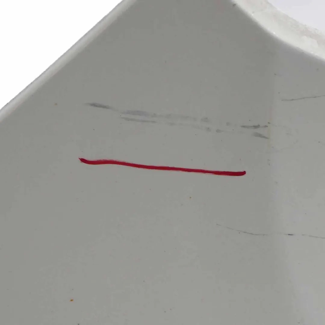 BMW E81 E87 LCI Rear Bumper Trim Panel Alpinweiss Alpine White - 300 - SKU 0035911-AW2 - Part number 0035911