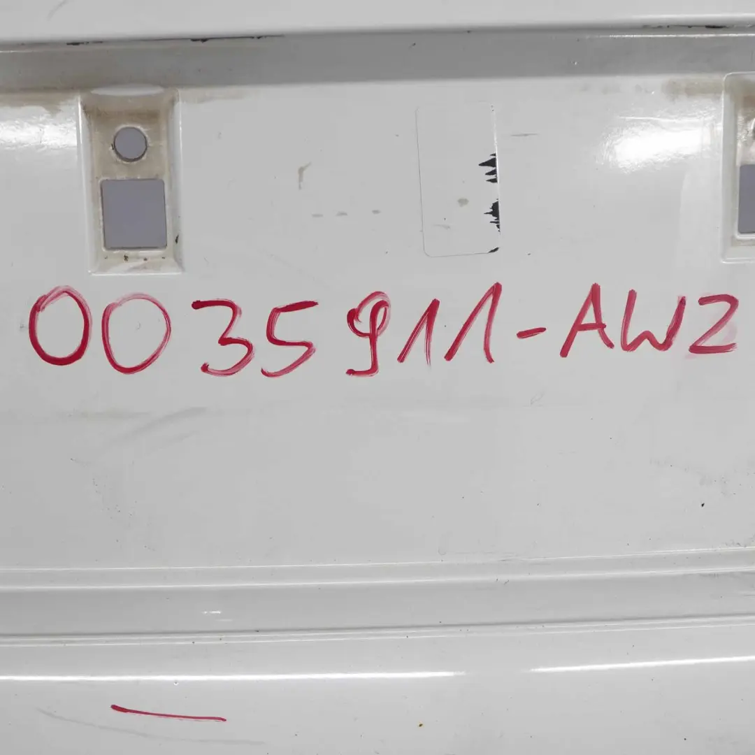 BMW E81 E87 LCI Rear Bumper Trim Panel Alpinweiss Alpine White - 300 - SKU 0035911-AW2 - Part number 0035911