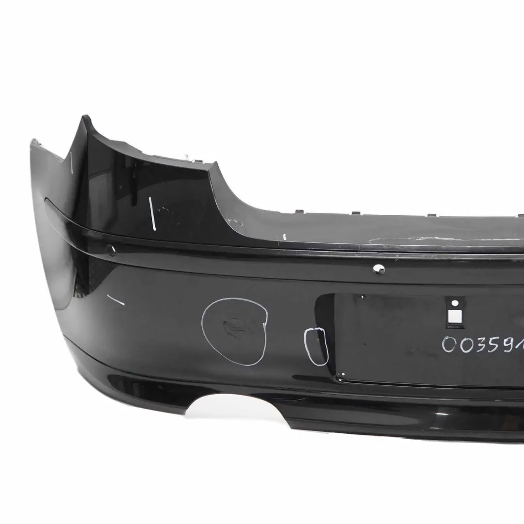 Bumper Trim Panel PDC Cover Black Sapphire Metallic - 475 to BMW E81 E87 LCI Rear with Part number 0035911 BMW E81 E87 LCI Rear Bumper Trim Panel PDC Cover Black Sapphire Metallic - 475 - SKU 0035911-BS2 - Part number 0035911