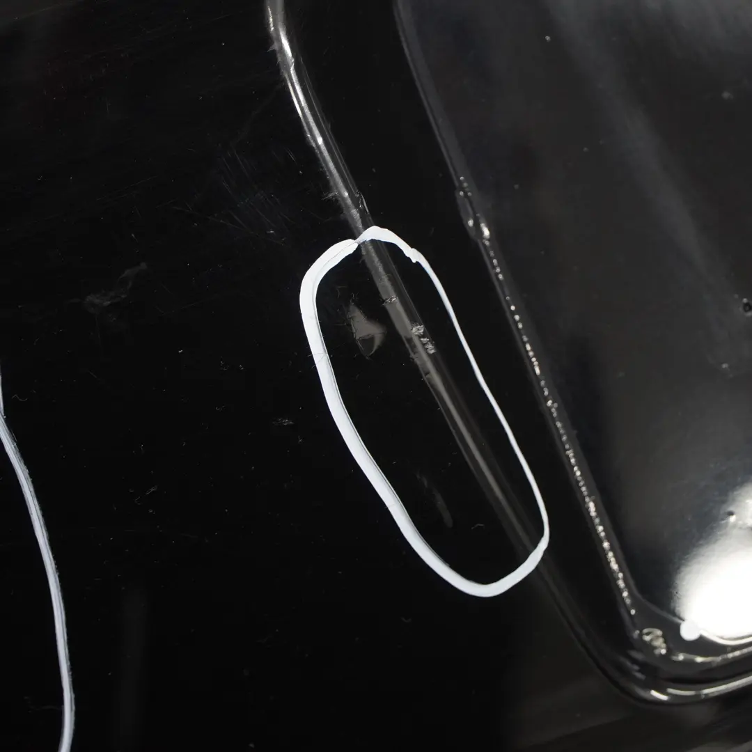 Bumper Trim Panel PDC Cover Black Sapphire Metallic - 475 to BMW E81 E87 LCI Rear with Part number 0035911 BMW E81 E87 LCI Rear Bumper Trim Panel PDC Cover Black Sapphire Metallic - 475 - SKU 0035911-BS2 - Part number 0035911