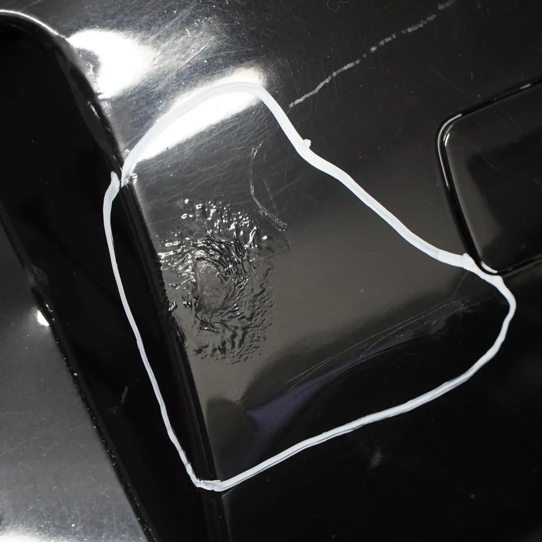 Bumper Trim Panel PDC Cover Black Sapphire Metallic - 475 to BMW E81 E87 LCI Rear with Part number 0035911 BMW E81 E87 LCI Rear Bumper Trim Panel PDC Cover Black Sapphire Metallic - 475 - SKU 0035911-BS2 - Part number 0035911