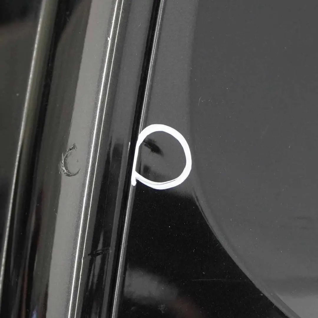 BMW E81 E87 LCI Rear Bumper Trim Panel PDC Black Sapphire Metallic - 475 - SKU 0035911-BS3 - Part number 0035911