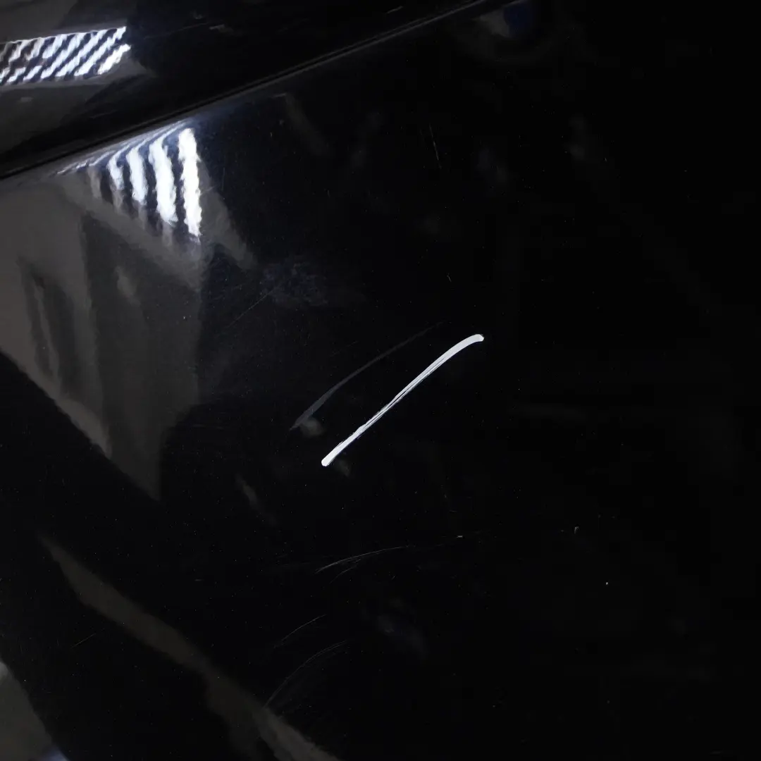 Bumper Trim Panel PDC Black Sapphire Metallic - 475 to BMW E81 E87 LCI Rear with Part number 0035911 BMW E81 E87 LCI Rear Bumper Trim Panel PDC Black Sapphire Metallic - 475 - SKU 0035911-BS3 - Part number 0035911