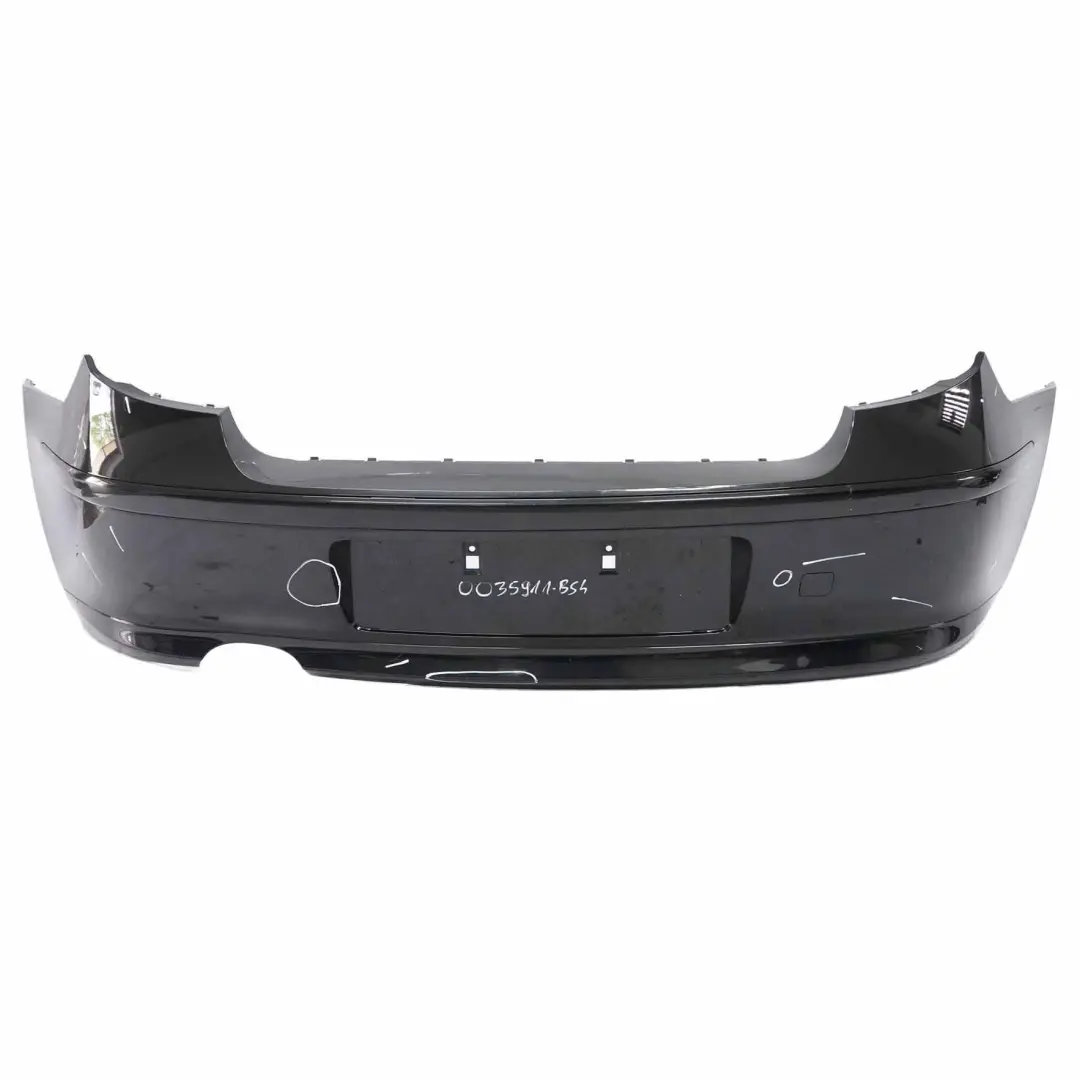 BMW E81 E87 LCI Rear Bumper Trim Panel PDC Black Sapphire Metallic - 475 - SKU 0035911-BS4 - Part number 0035911