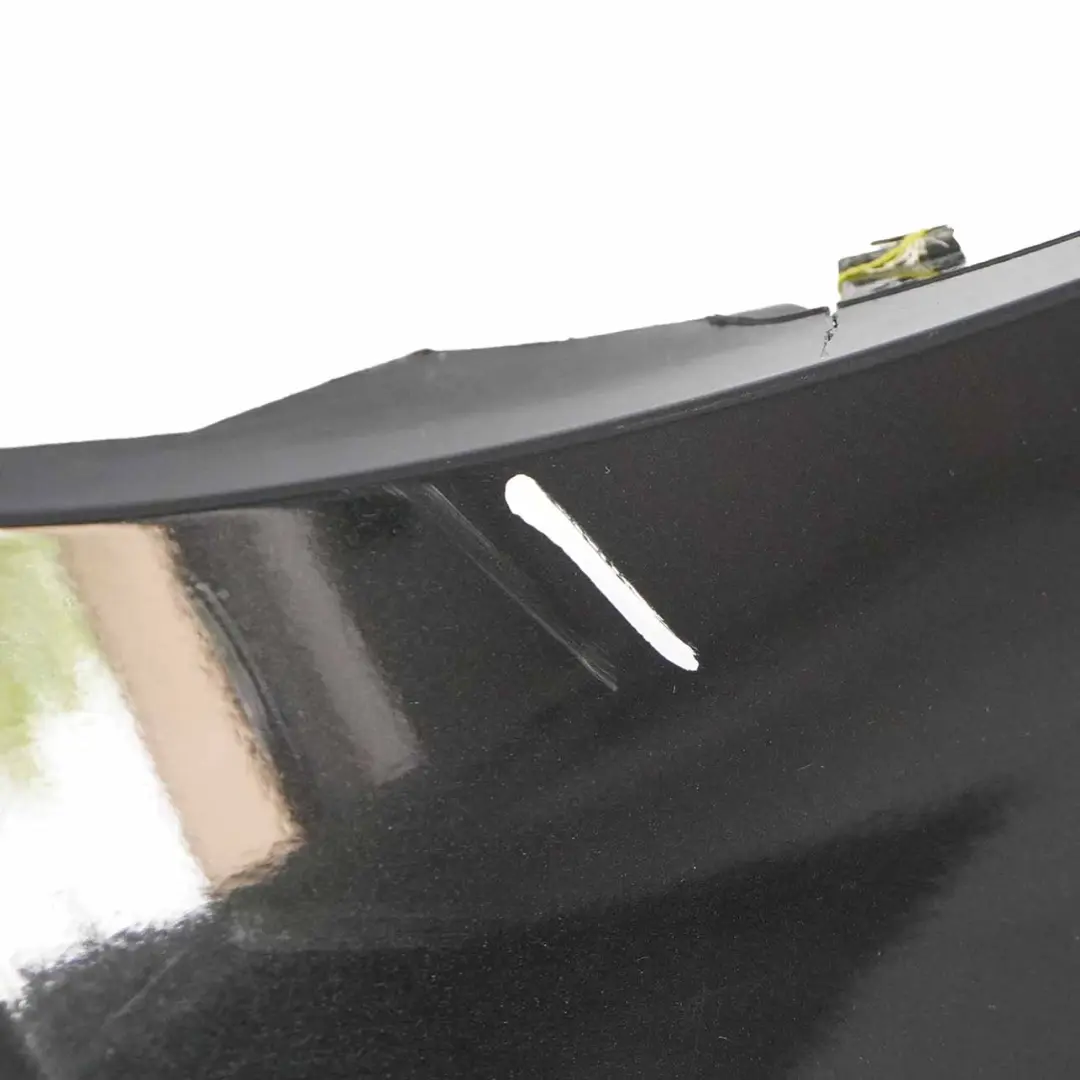 BMW E81 E87 LCI Rear Bumper Trim Panel PDC Black Sapphire Metallic - 475 - SKU 0035911-BS4 - Part number 0035911