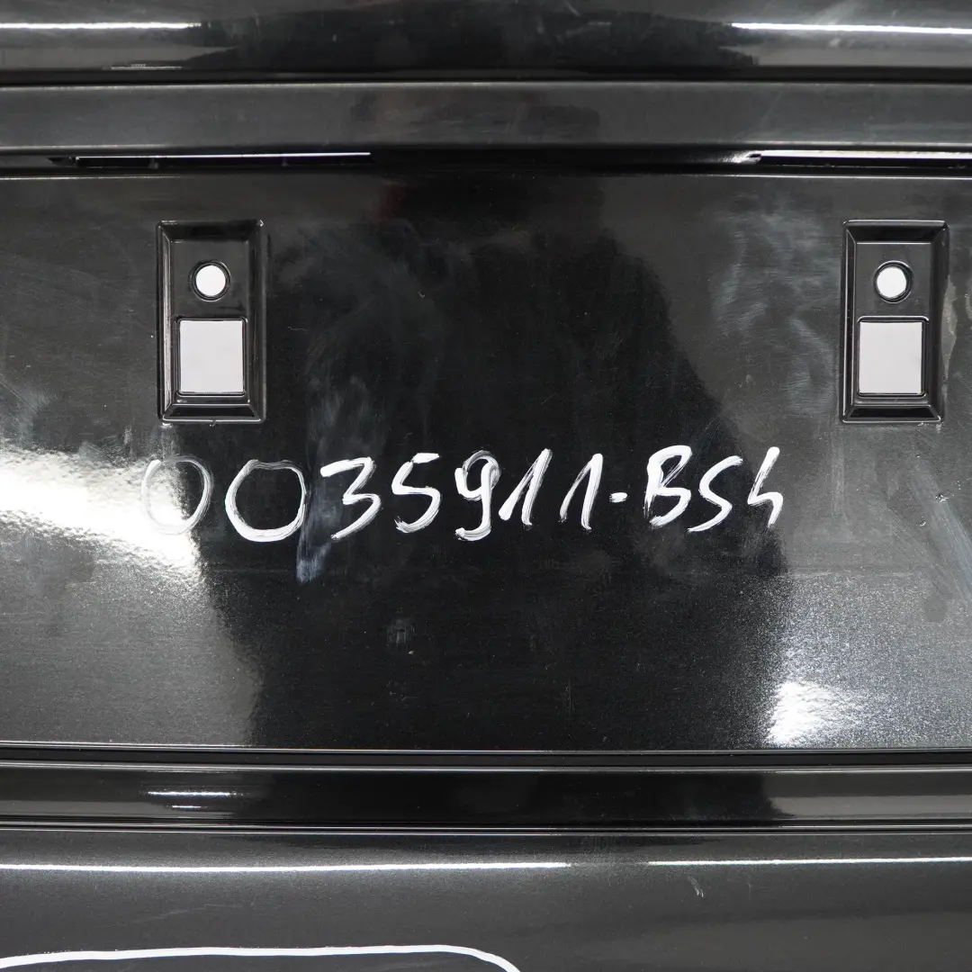 BMW E81 E87 LCI Rear Bumper Trim Panel PDC Black Sapphire Metallic - 475 - SKU 0035911-BS4 - Part number 0035911