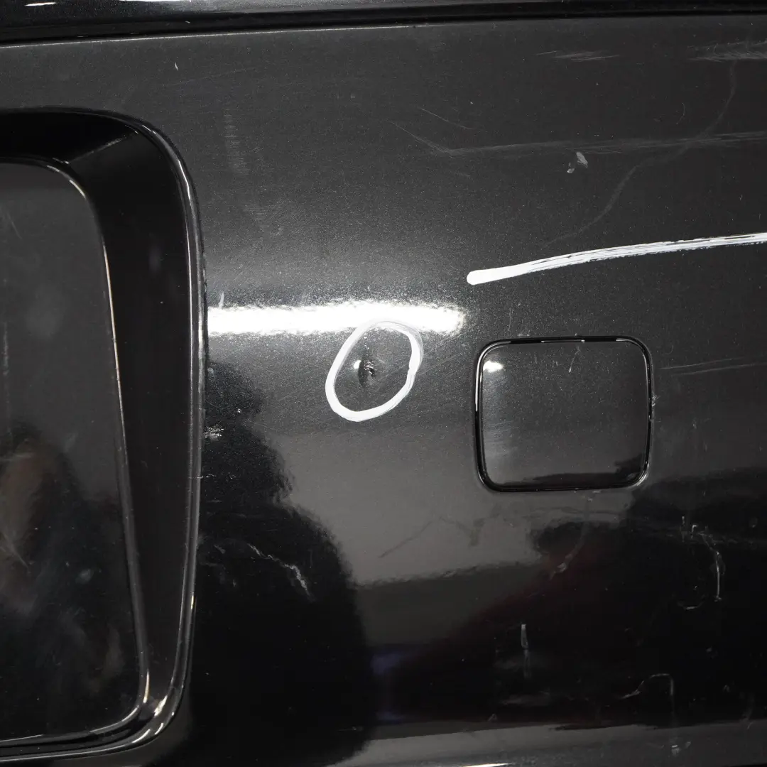 BMW E81 E87 LCI Rear Bumper Trim Panel PDC Black Sapphire Metallic - 475 - SKU 0035911-BS4 - Part number 0035911