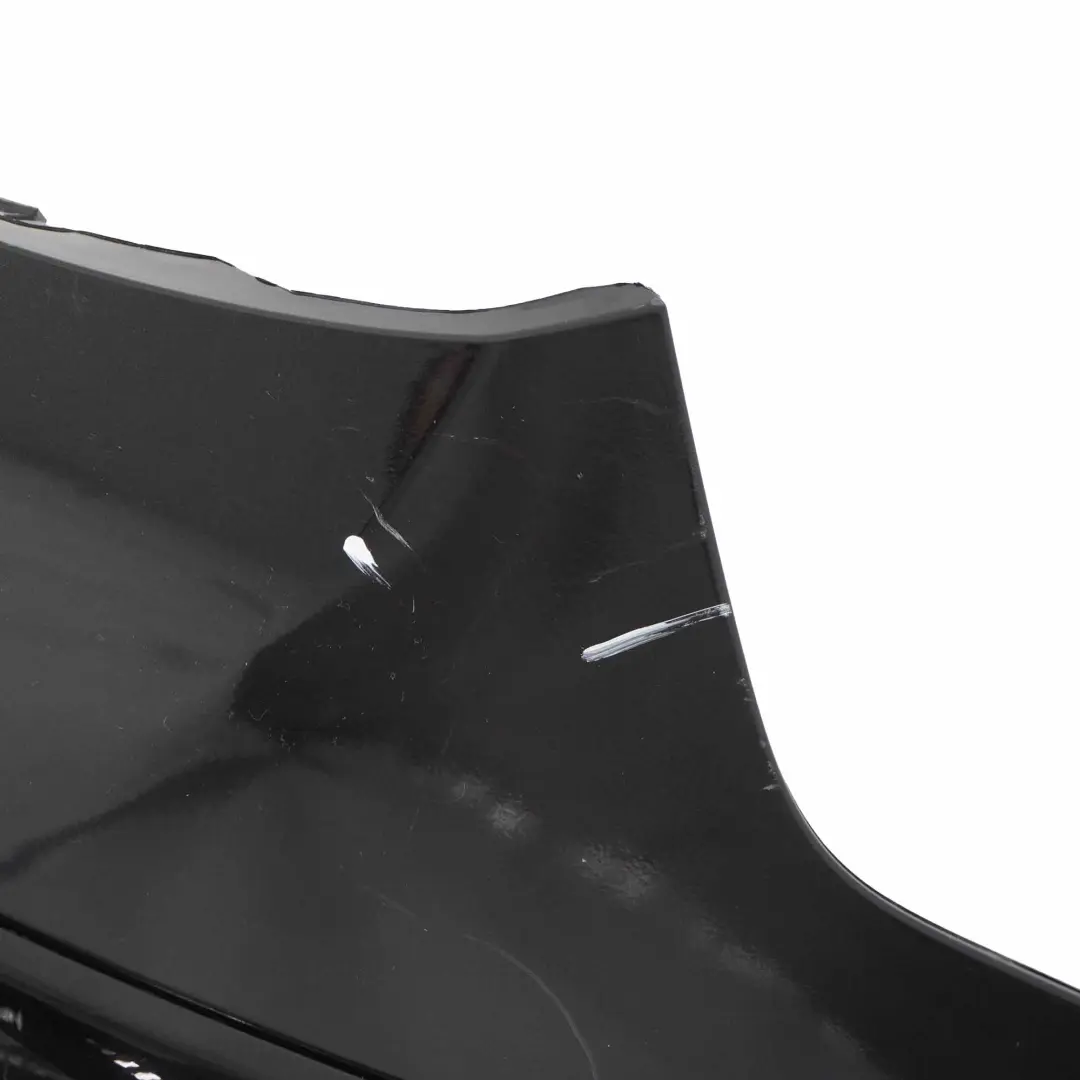 BMW E81 E87 LCI Rear Bumper Trim Panel PDC Black Sapphire Metallic - 475 - SKU 0035911-BS4 - Part number 0035911