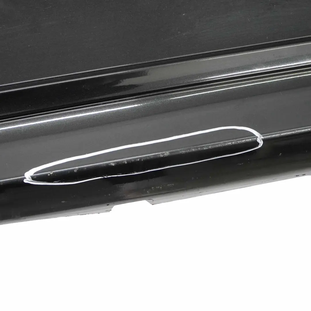 BMW E81 E87 LCI Rear Bumper Trim Panel PDC Black Sapphire Metallic - 475 - SKU 0035911-BS4 - Part number 0035911