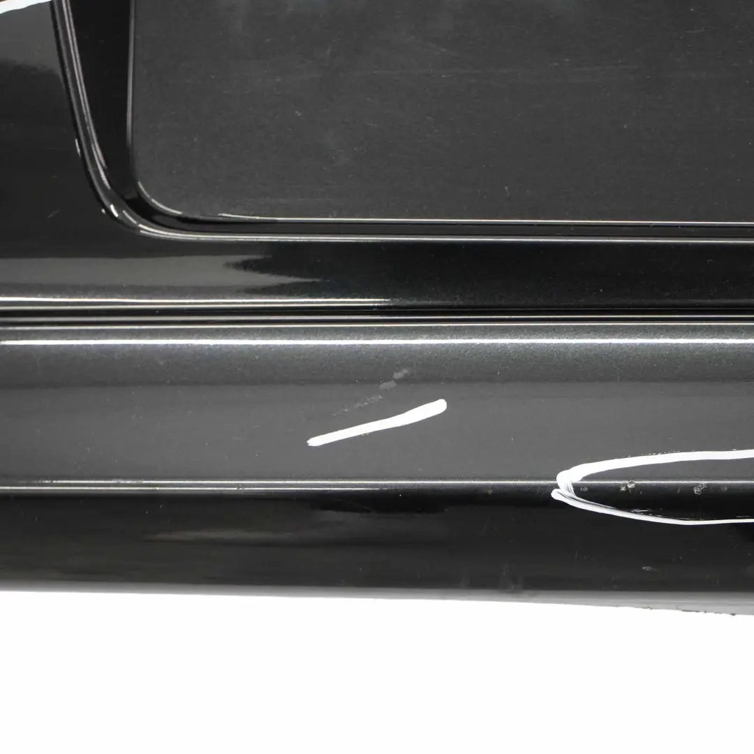 BMW E81 E87 LCI Rear Bumper Trim Panel PDC Black Sapphire Metallic - 475 - SKU 0035911-BS4 - Part number 0035911