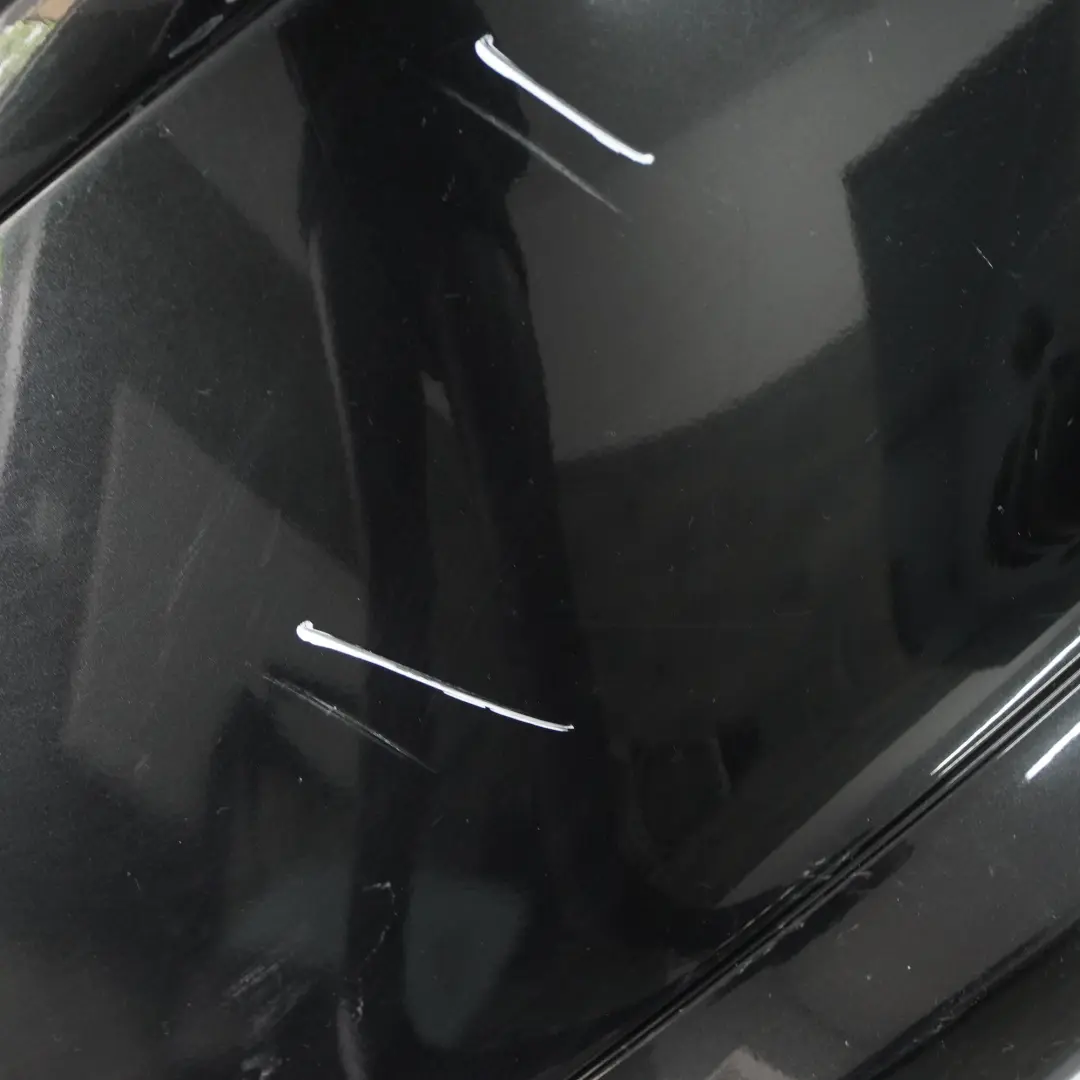 BMW E81 E87 LCI Rear Bumper Trim Panel PDC Black Sapphire Metallic - 475 - SKU 0035911-BS4 - Part number 0035911