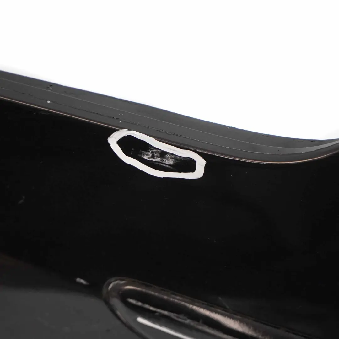 Bumper BMW E81 E87 LCI Trim Panel PDC Black Sapphire Metallic - 475 to Rear with Part number 0035911 Rear Bumper BMW E81 E87 LCI Trim Panel PDC Black Sapphire Metallic - 475 - SKU 0035911-BS5 - Part number 0035911