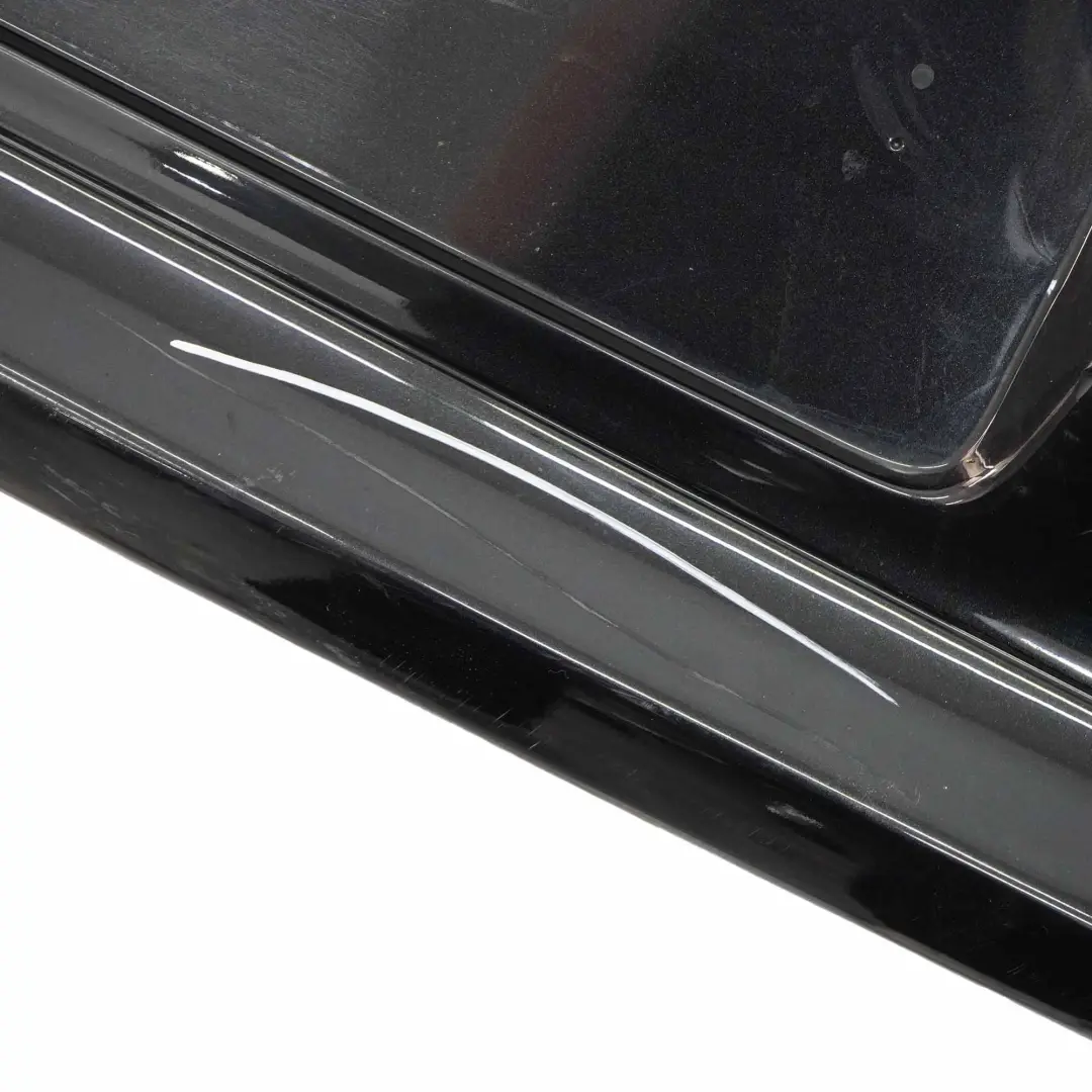 Bumper BMW E81 E87 LCI Trim Panel PDC Black Sapphire Metallic - 475 to Rear with Part number 0035911 Rear Bumper BMW E81 E87 LCI Trim Panel PDC Black Sapphire Metallic - 475 - SKU 0035911-BS5 - Part number 0035911