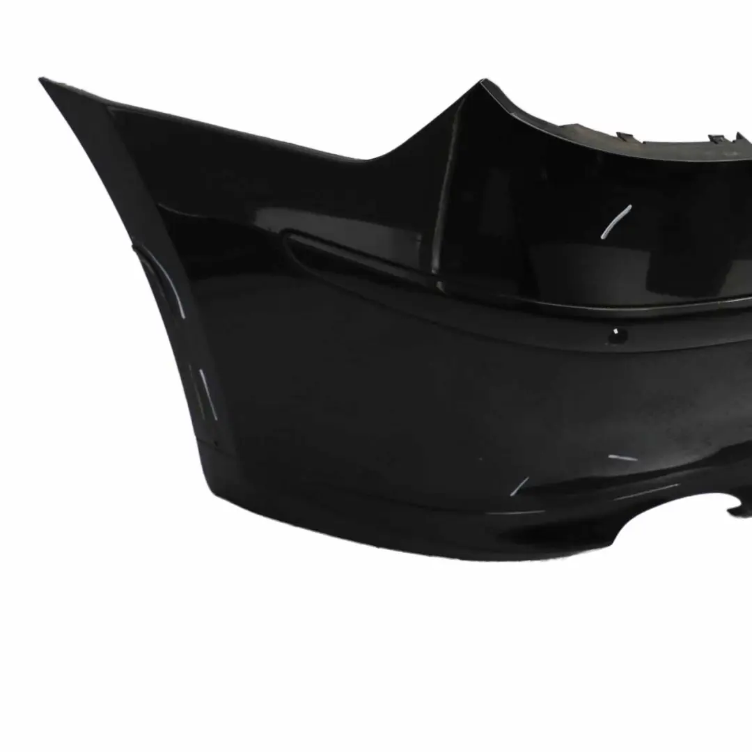 Bumper BMW E81 E87 LCI Trim Panel PDC Black Sapphire Metallic - 475 to Rear with Part number 0035911 Rear Bumper BMW E81 E87 LCI Trim Panel PDC Black Sapphire Metallic - 475 - SKU 0035911-BS8 - Part number 0035911