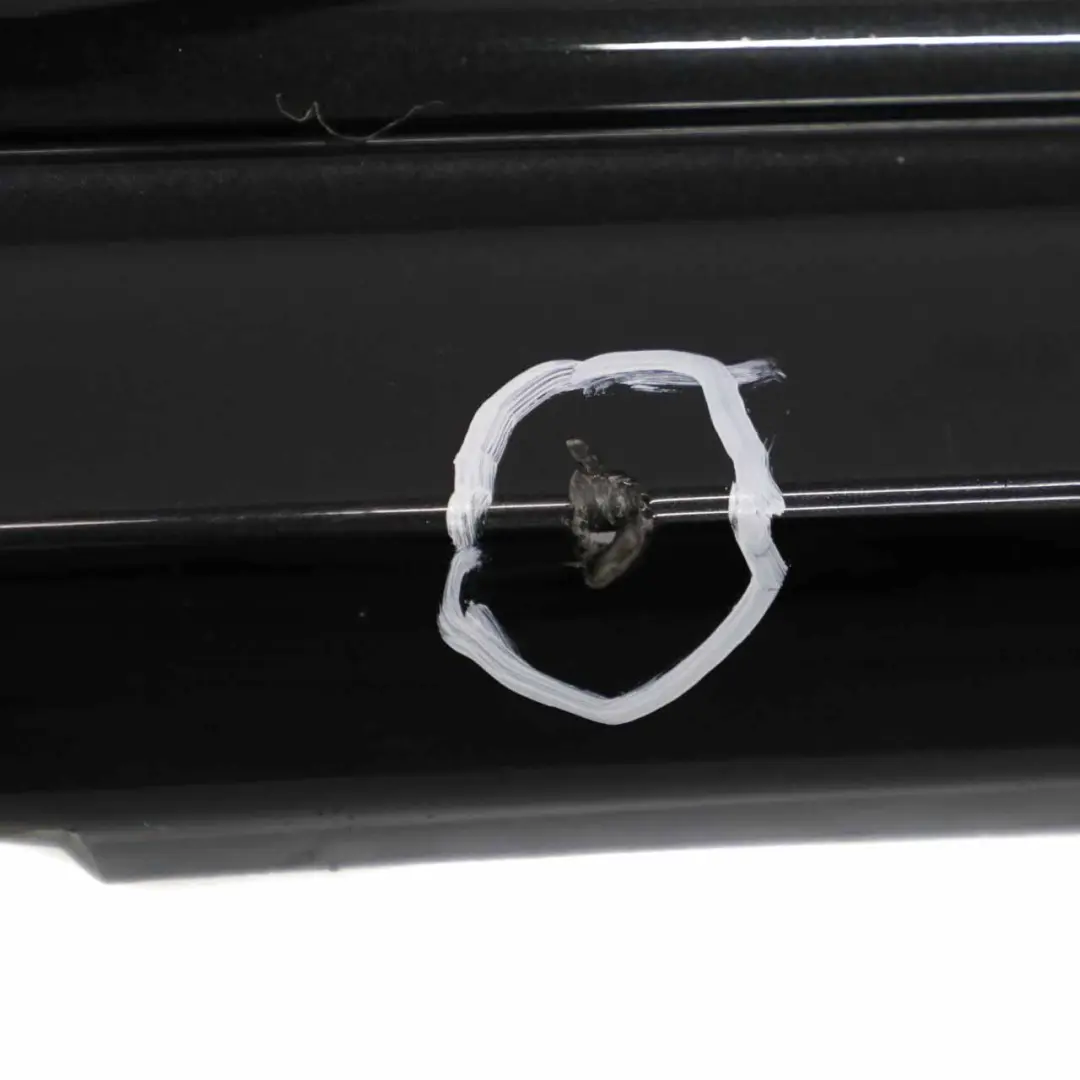 Bumper BMW E81 E87 LCI Trim Panel PDC Black Sapphire Metallic - 475 to Rear with Part number 0035911 Rear Bumper BMW E81 E87 LCI Trim Panel PDC Black Sapphire Metallic - 475 - SKU 0035911-BS8 - Part number 0035911