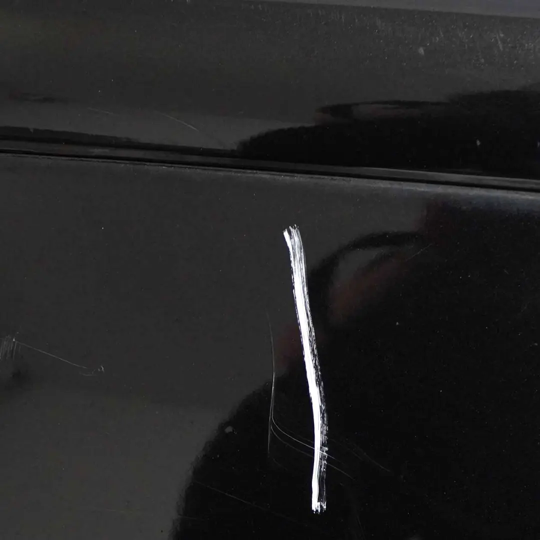 Bumper BMW E81 E87 LCI Trim Panel PDC Black Sapphire Metallic - 475 to Rear with Part number 0035911 Rear Bumper BMW E81 E87 LCI Trim Panel PDC Black Sapphire Metallic - 475 - SKU 0035911-BS9 - Part number 0035911